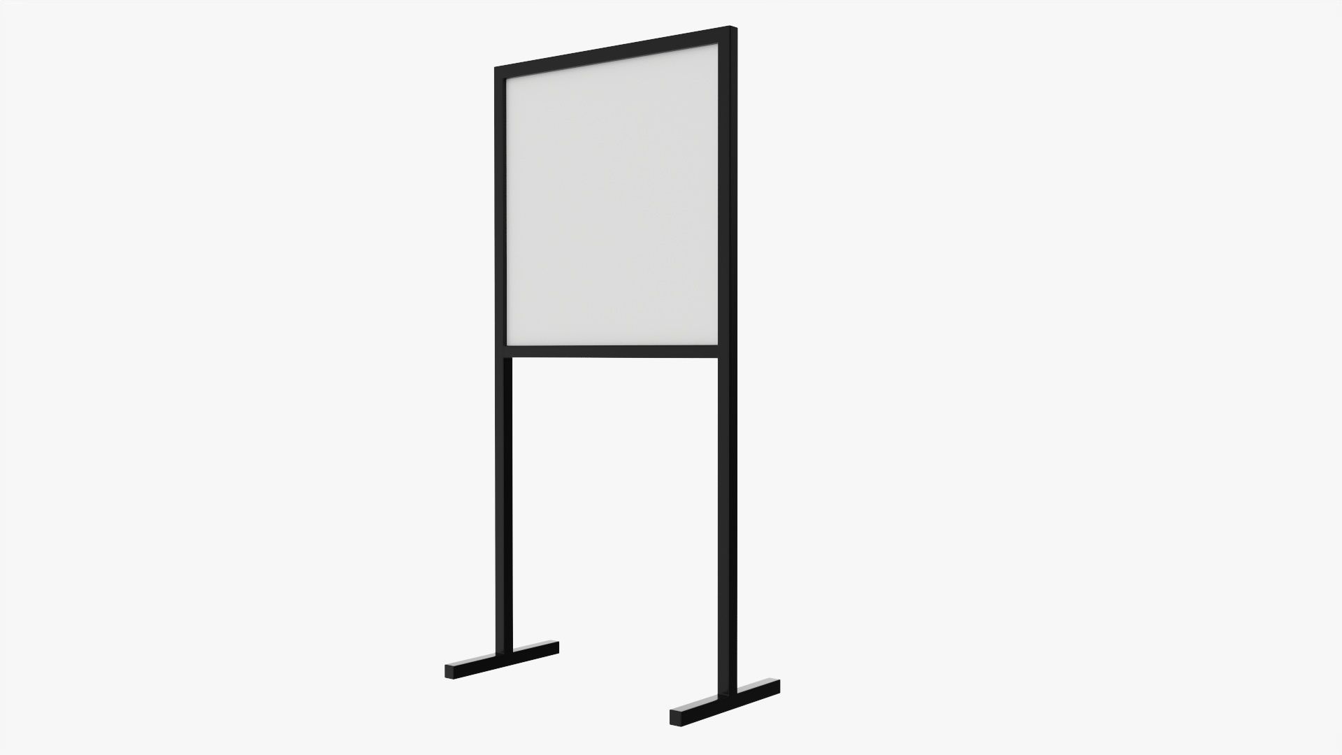 Advertising stand display mockup 07 3D model_1