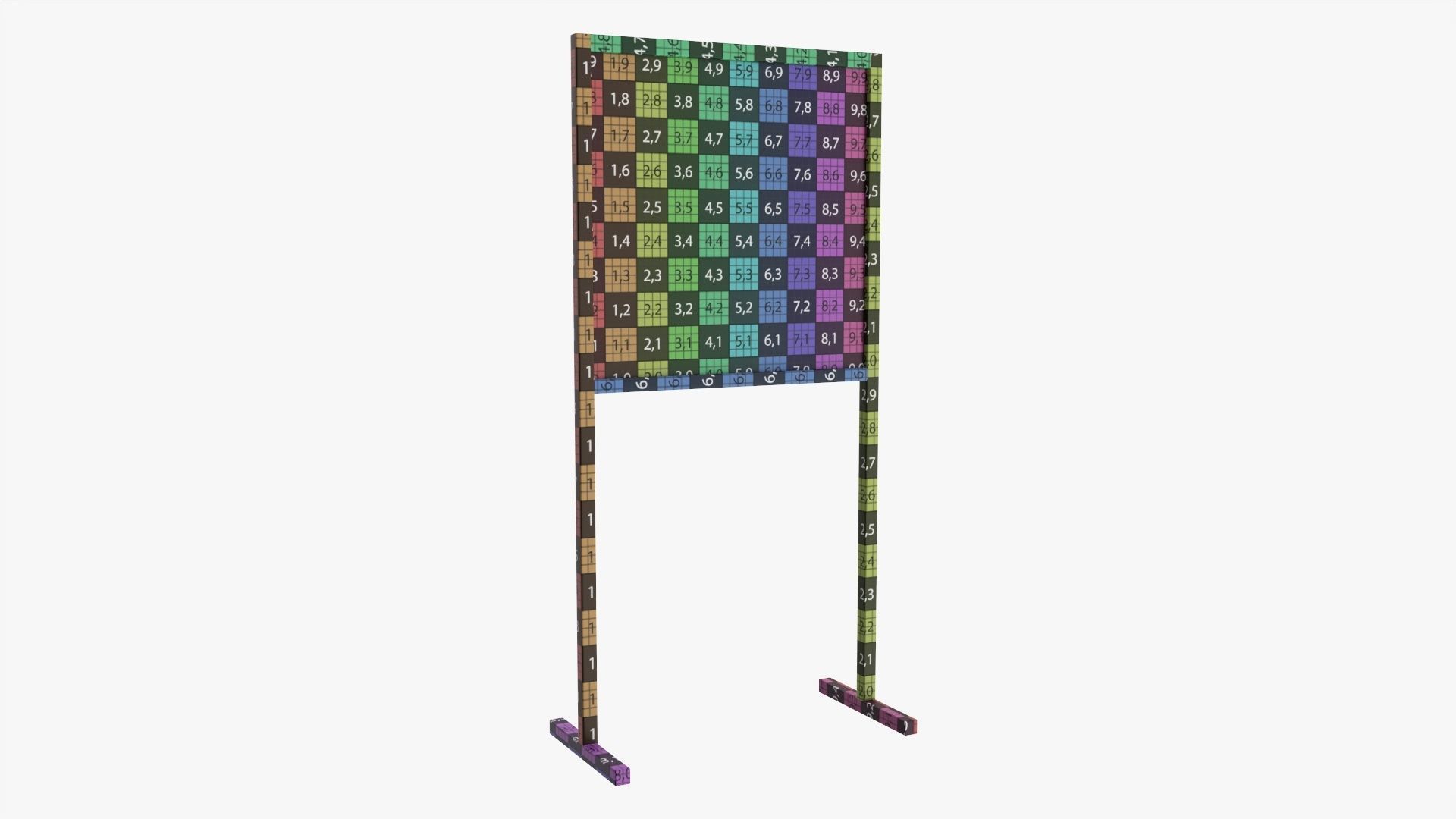 Advertising stand display mockup 07 3D model_7