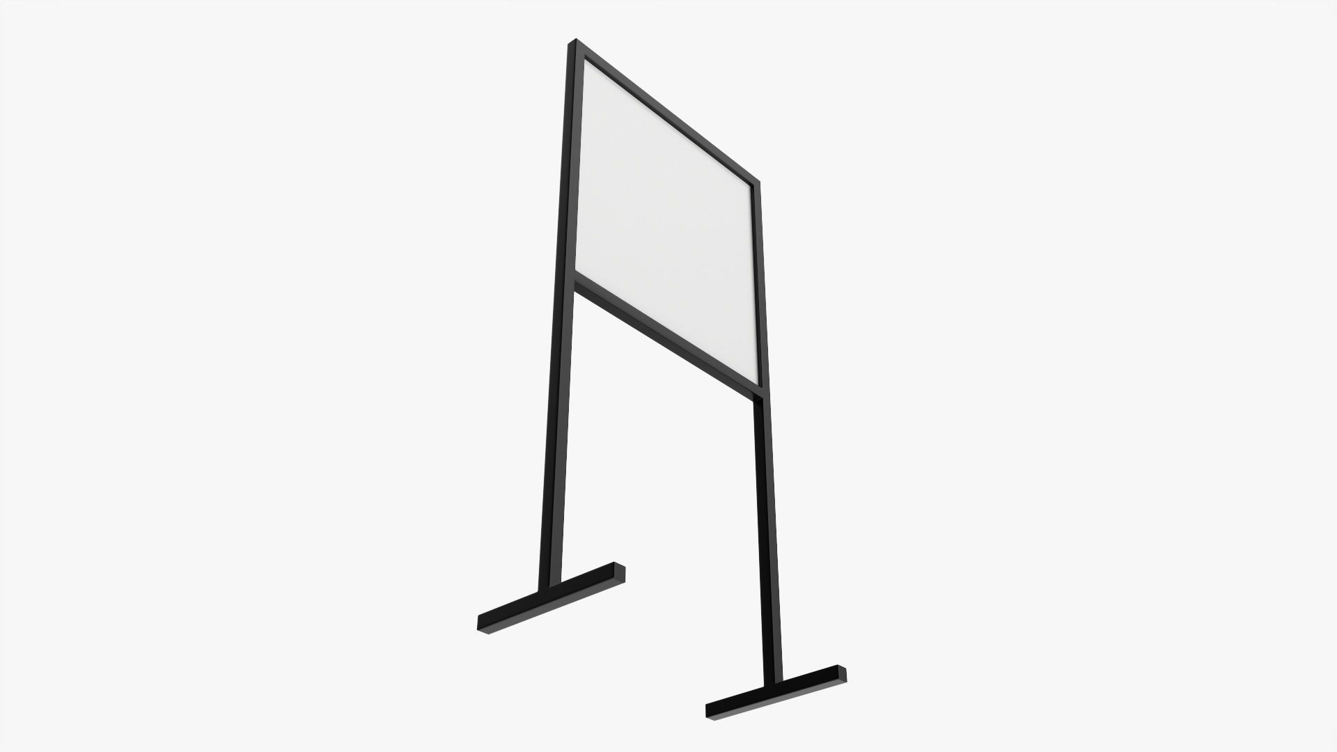 Advertising stand display mockup 07 3D model_2