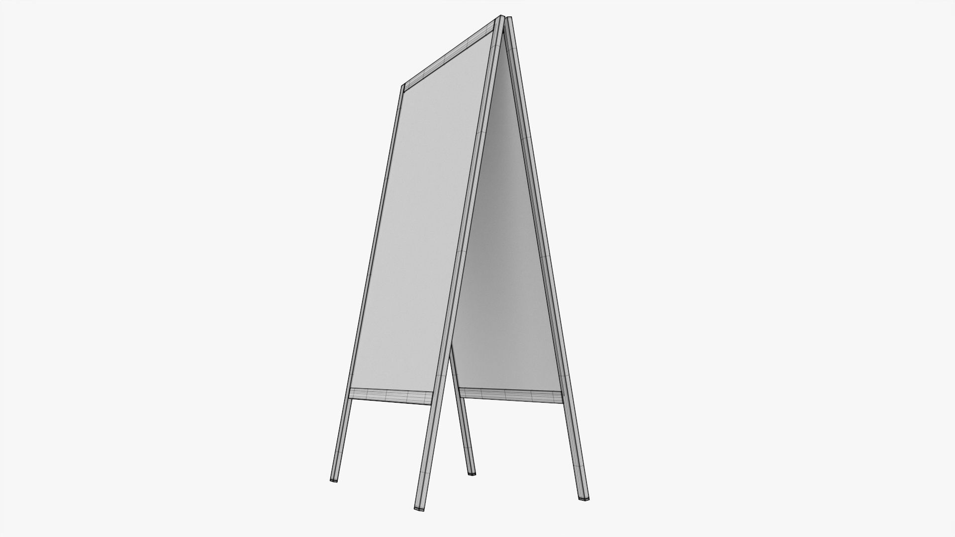 Advertising stand street mockup 01 3D model_8