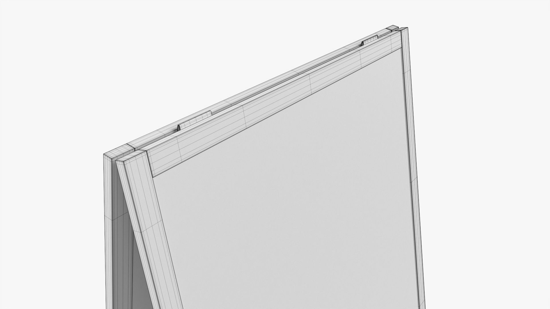 Advertising stand street mockup 01 3D model_7