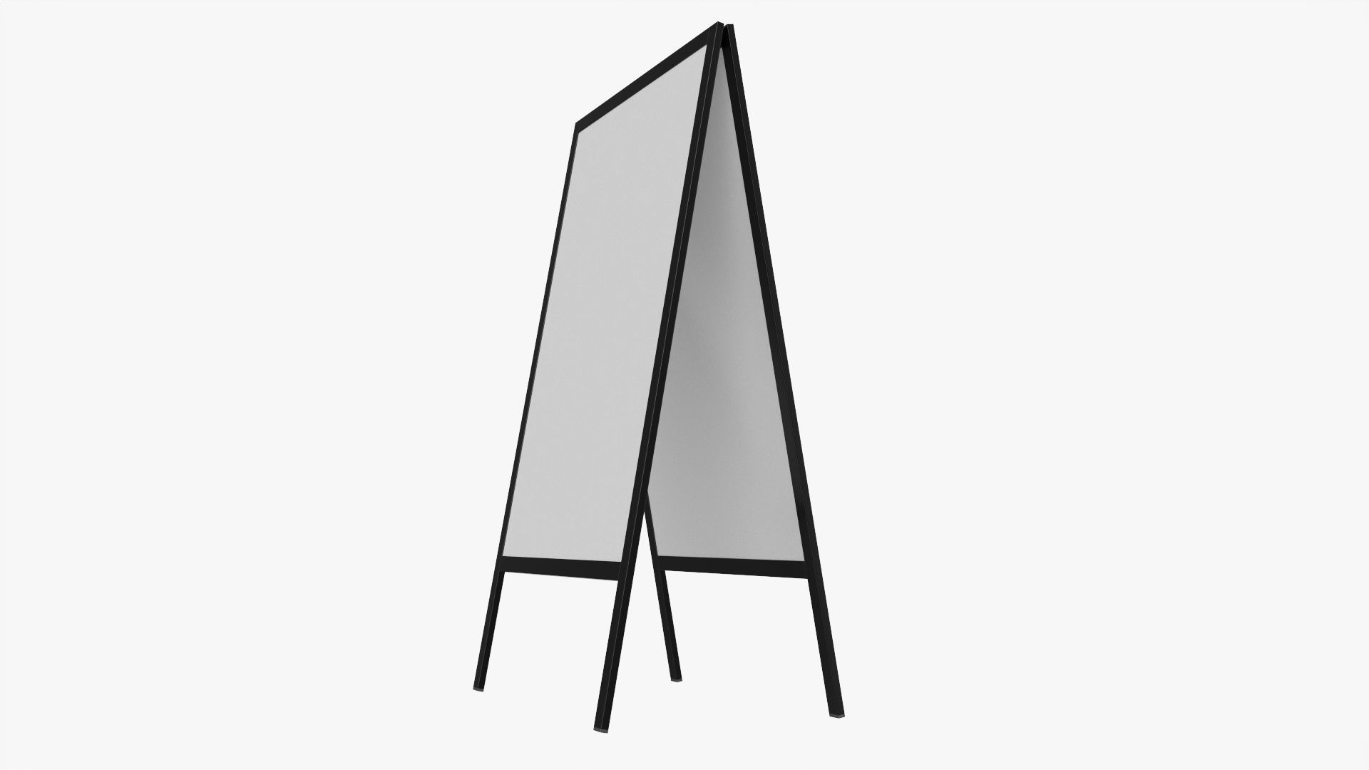 Advertising stand street mockup 01 3D model_2