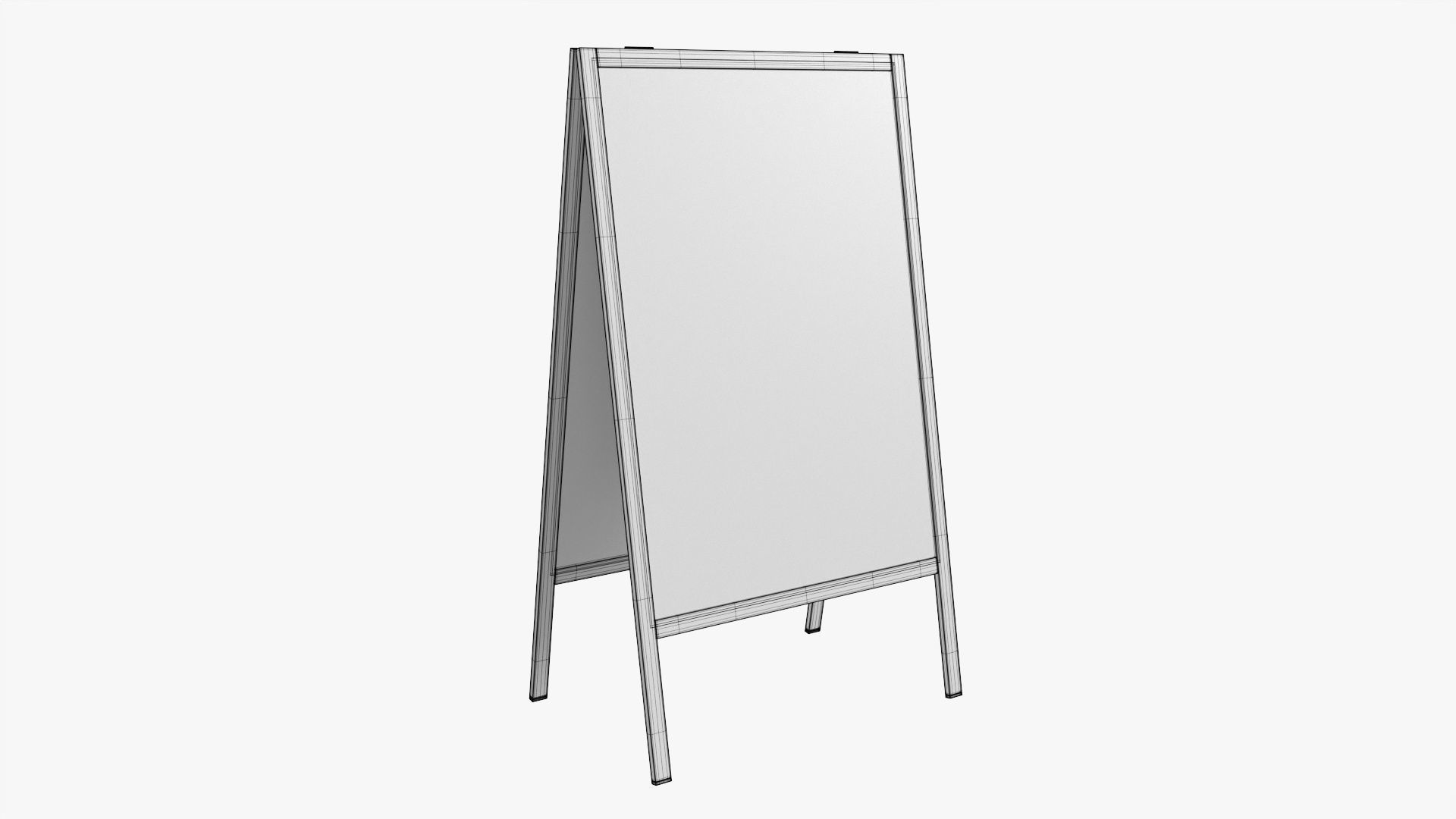 Advertising stand street mockup 01 3D model_6