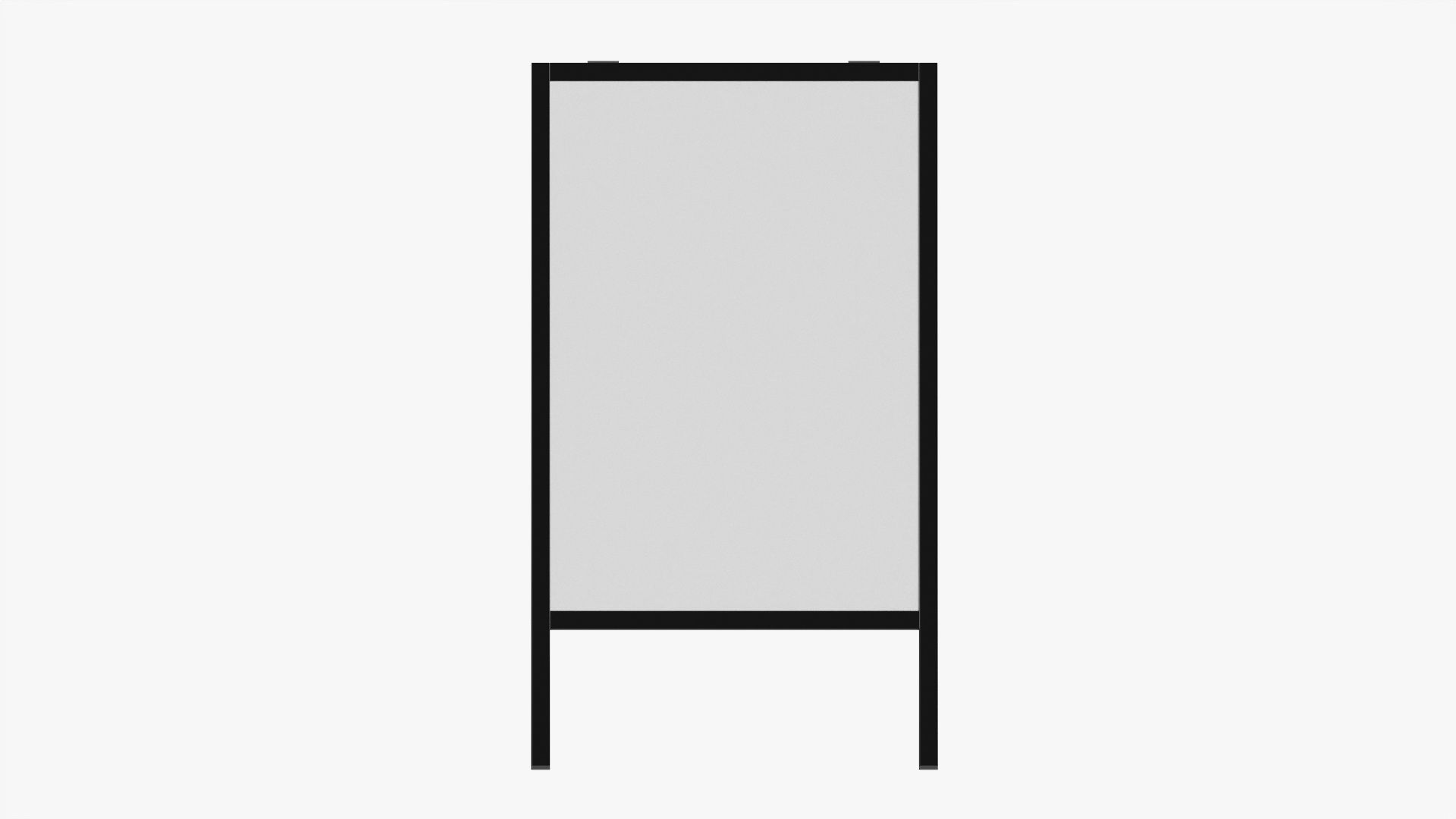 Advertising stand street mockup 01 3D model_3