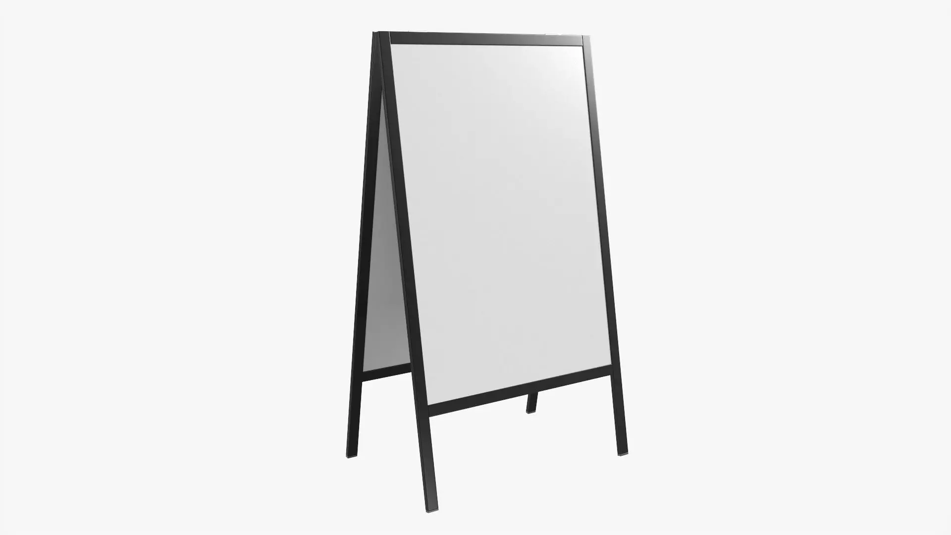 Advertising stand street mockup 01 3D model_0