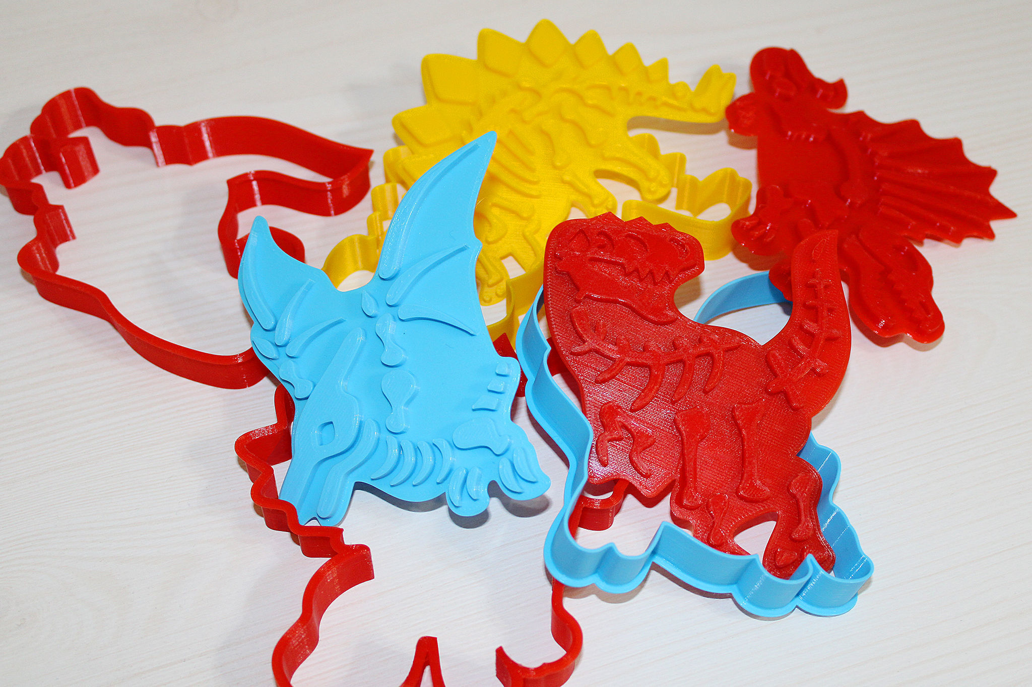 Cookie cutters Dinosaurs 3D print model_5