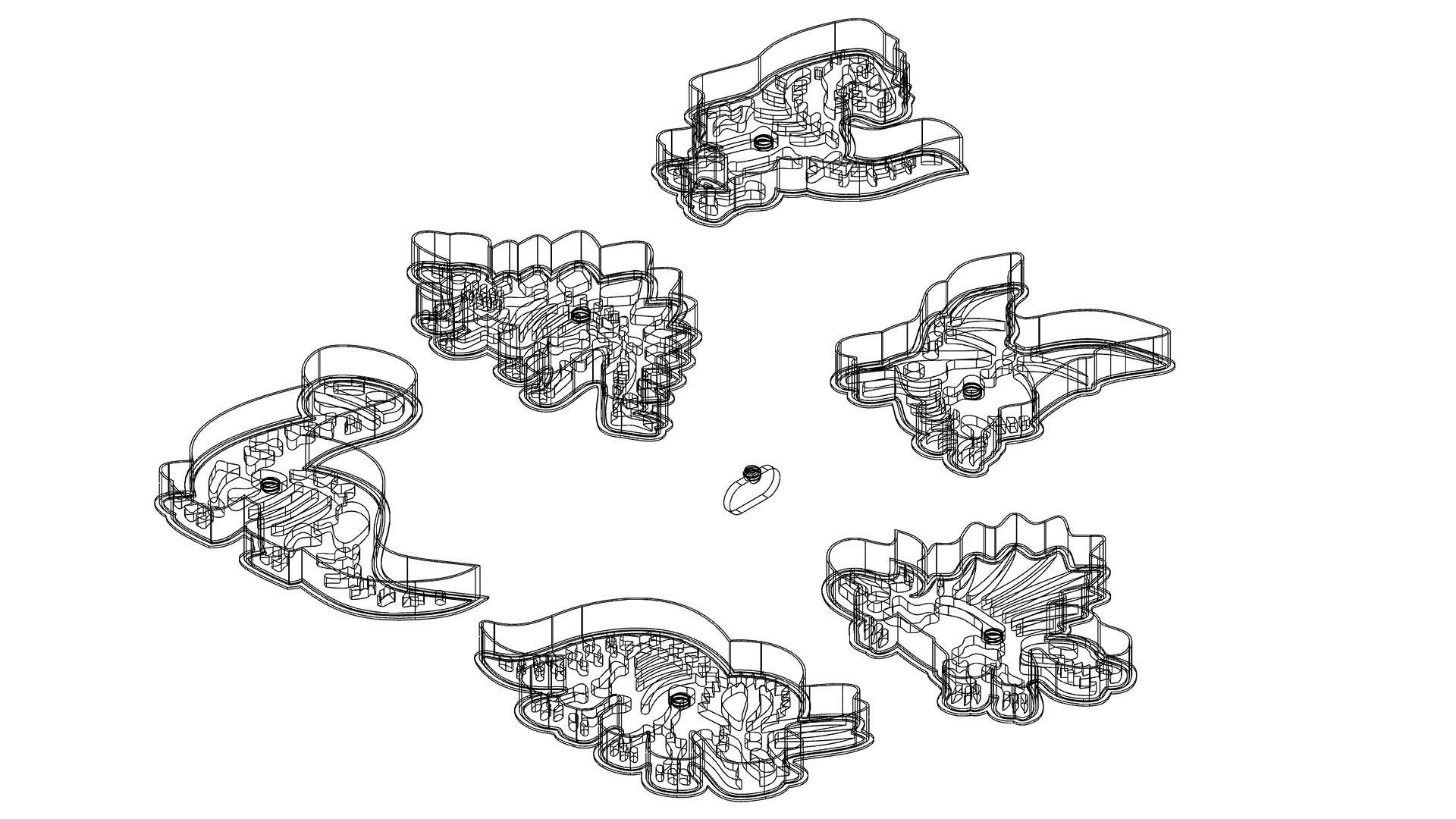 Cookie cutters Dinosaurs 3D print model_7