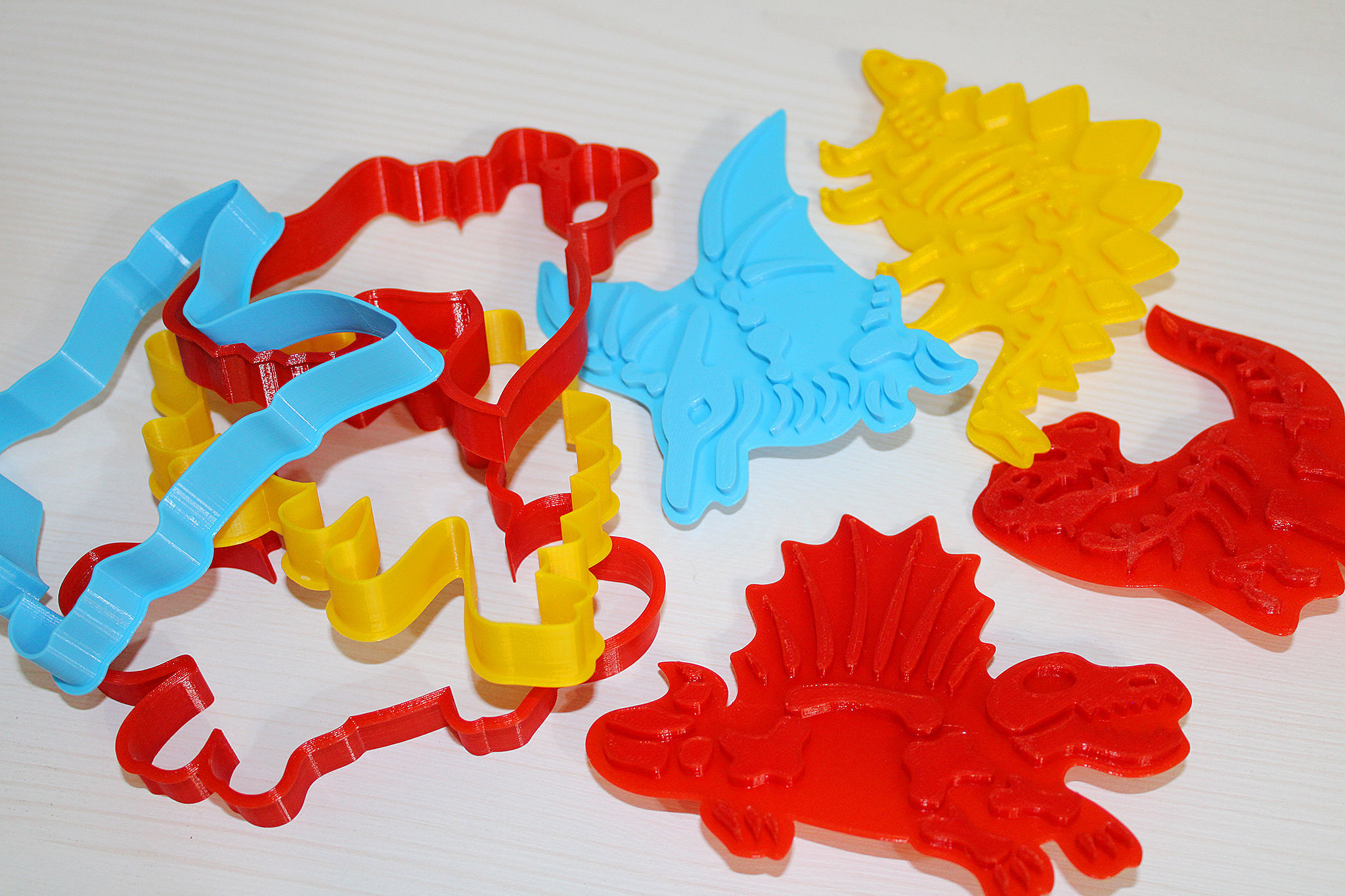 Cookie cutters Dinosaurs 3D print model_3