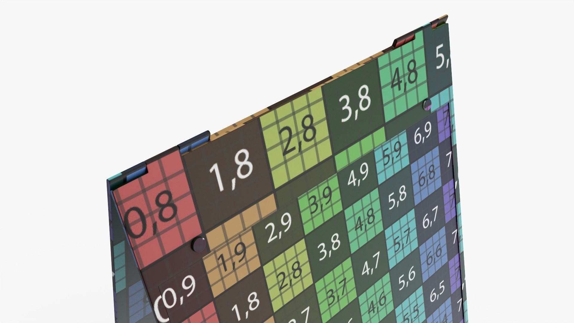 Advertising stand street mockup 02 3D model_11