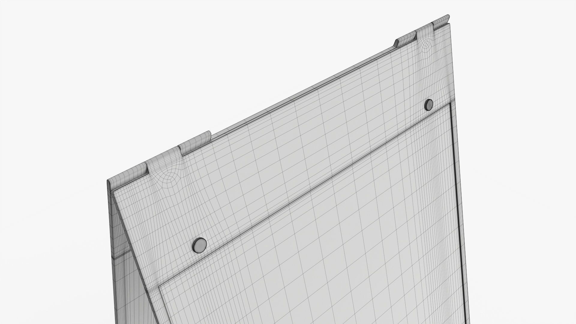 Advertising stand street mockup 02 3D model_8