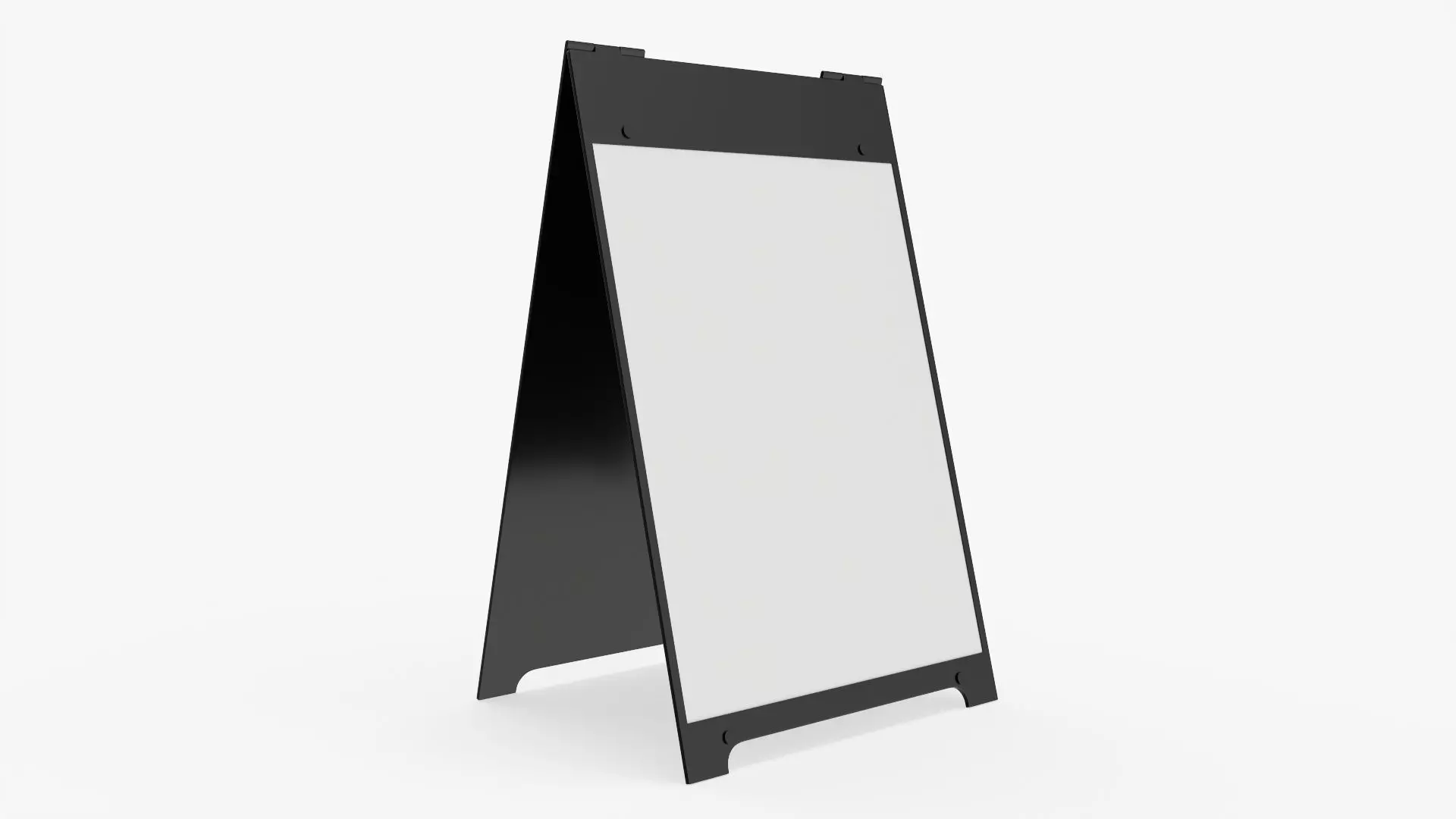 Advertising stand street mockup 02 3D model_0