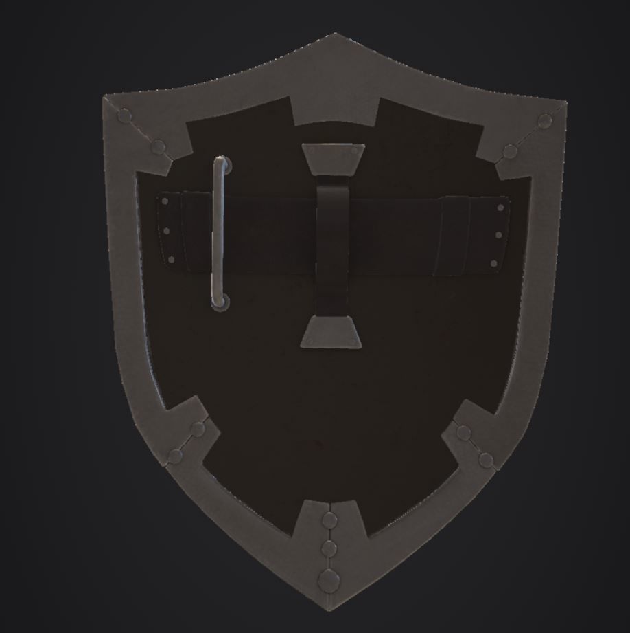 HYLIAN SHIELD THE LEGEND OF ZELDA UE4 Low-poly 3D model_5