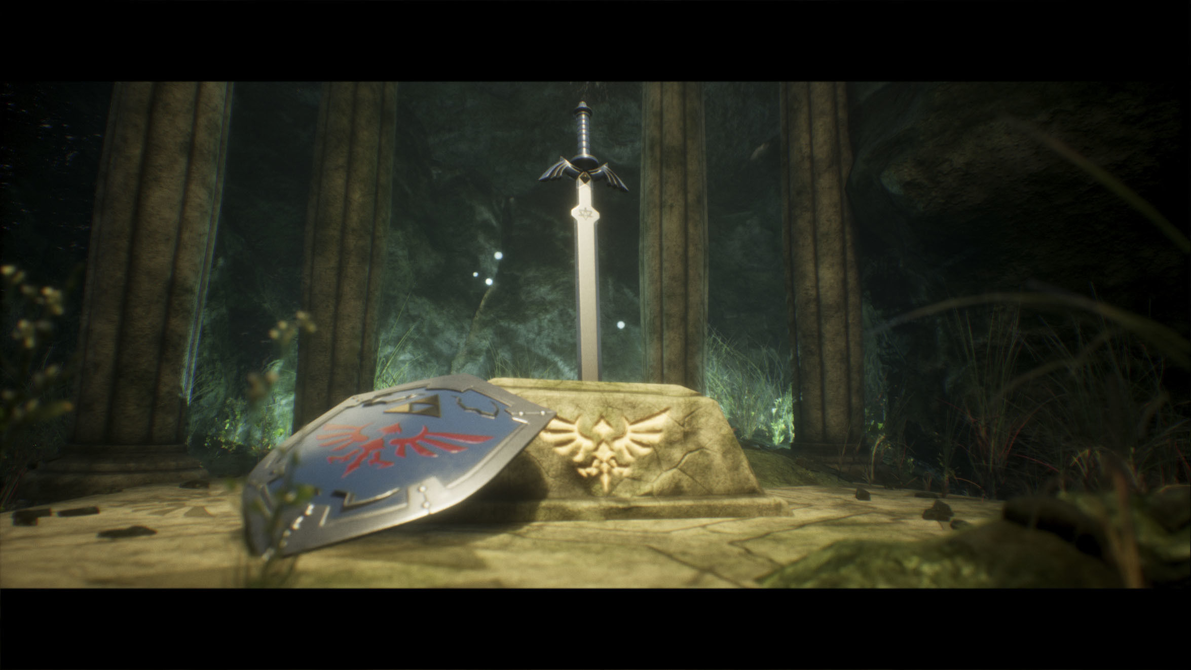 HYLIAN SHIELD THE LEGEND OF ZELDA UE4 Low-poly 3D model_6