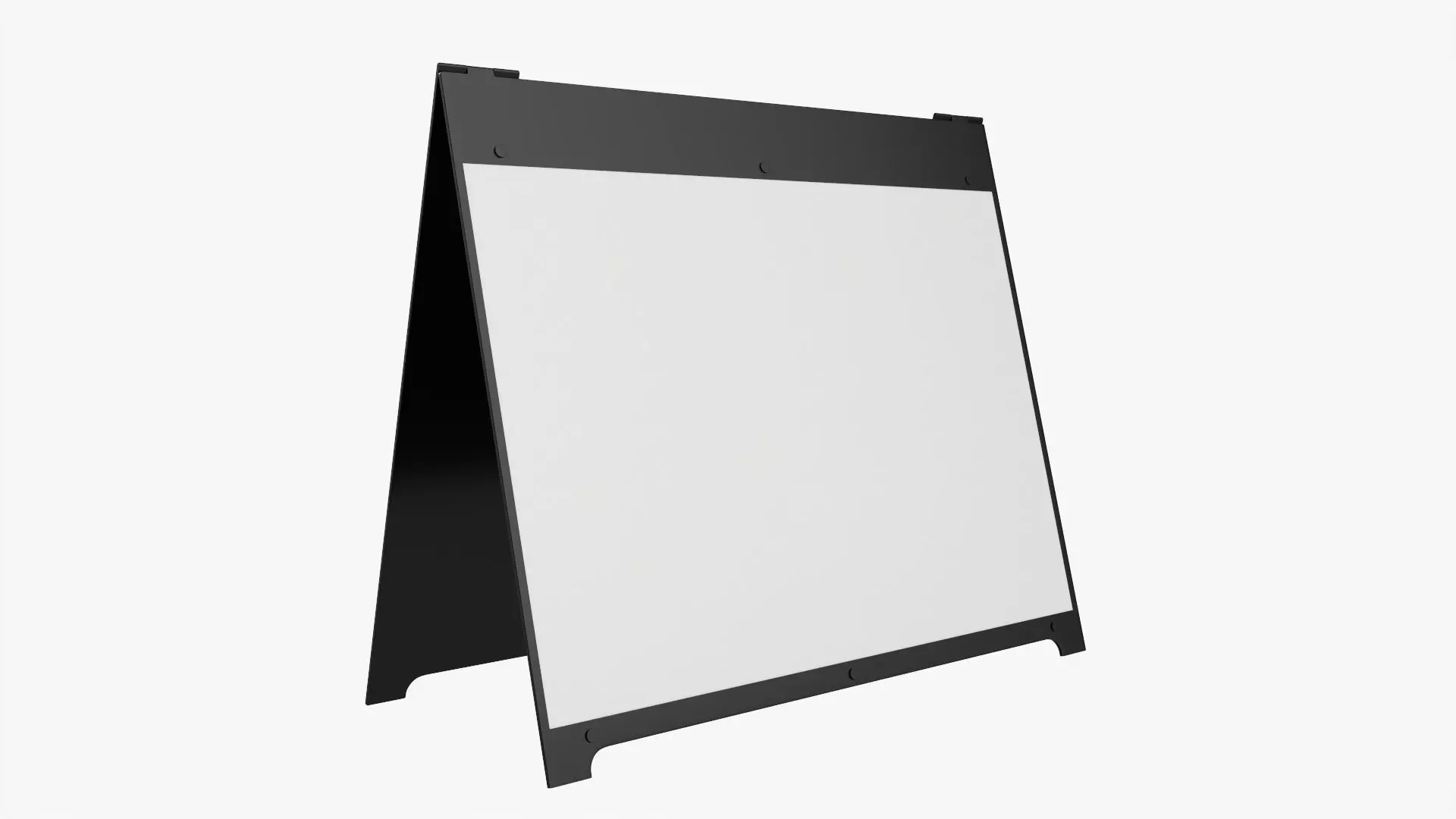 Advertising stand street mockup 03 3D model_0