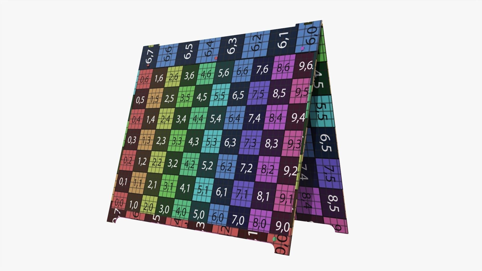 Advertising stand street mockup 03 3D model_10