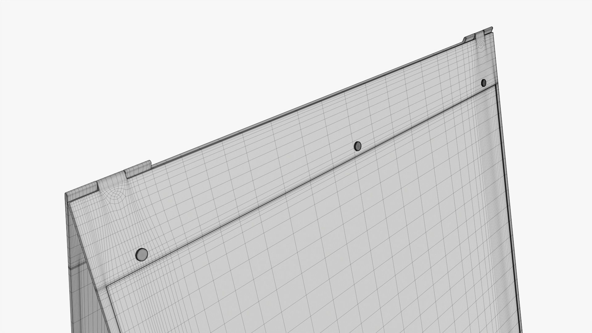 Advertising stand street mockup 03 3D model_8