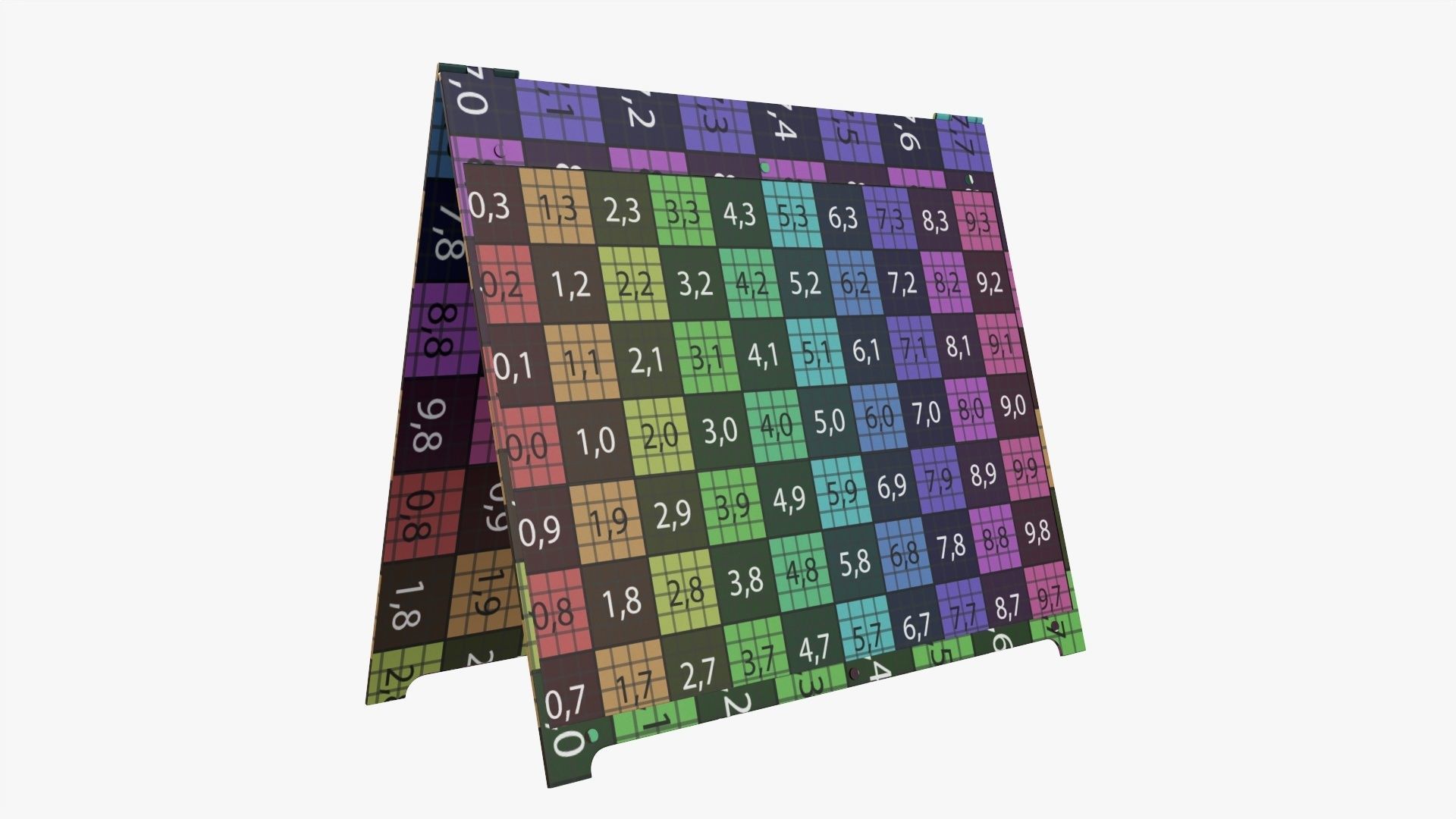 Advertising stand street mockup 03 3D model_9