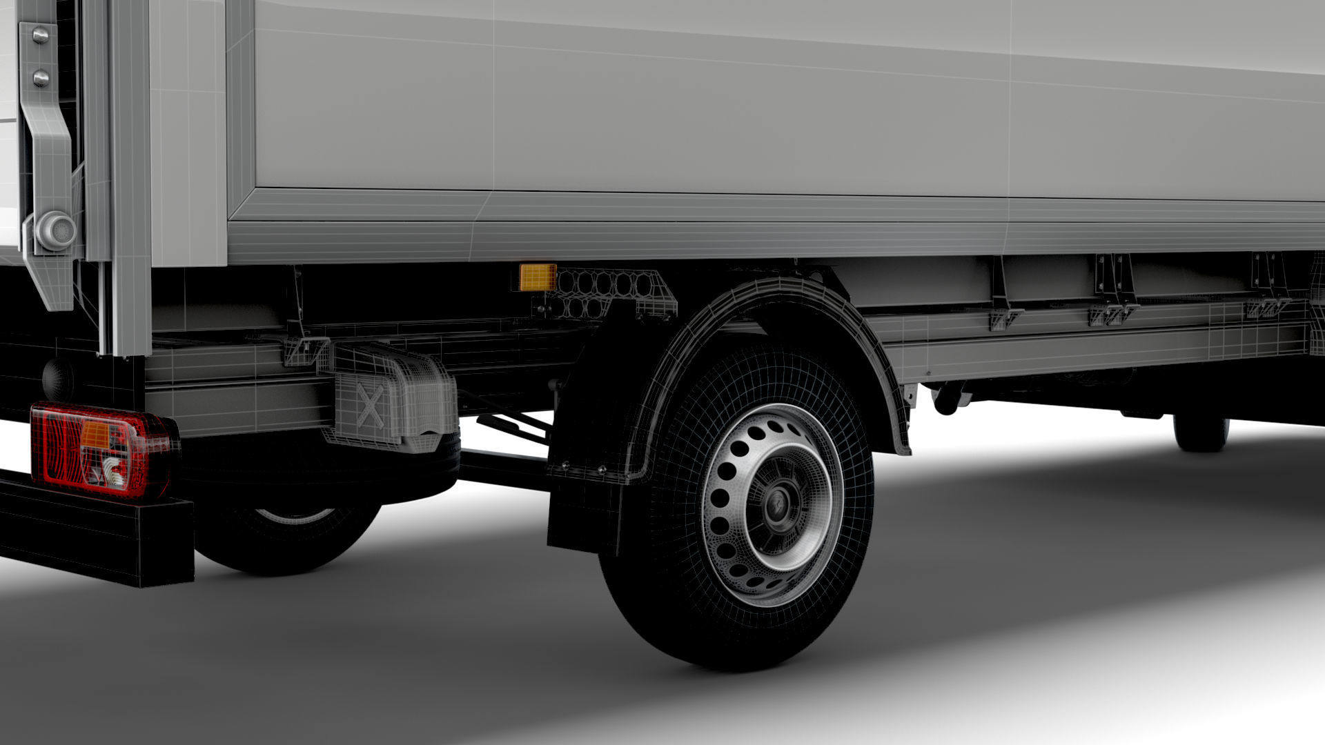 VW Crafter Luton Tail Lift 2021 3D model_17
