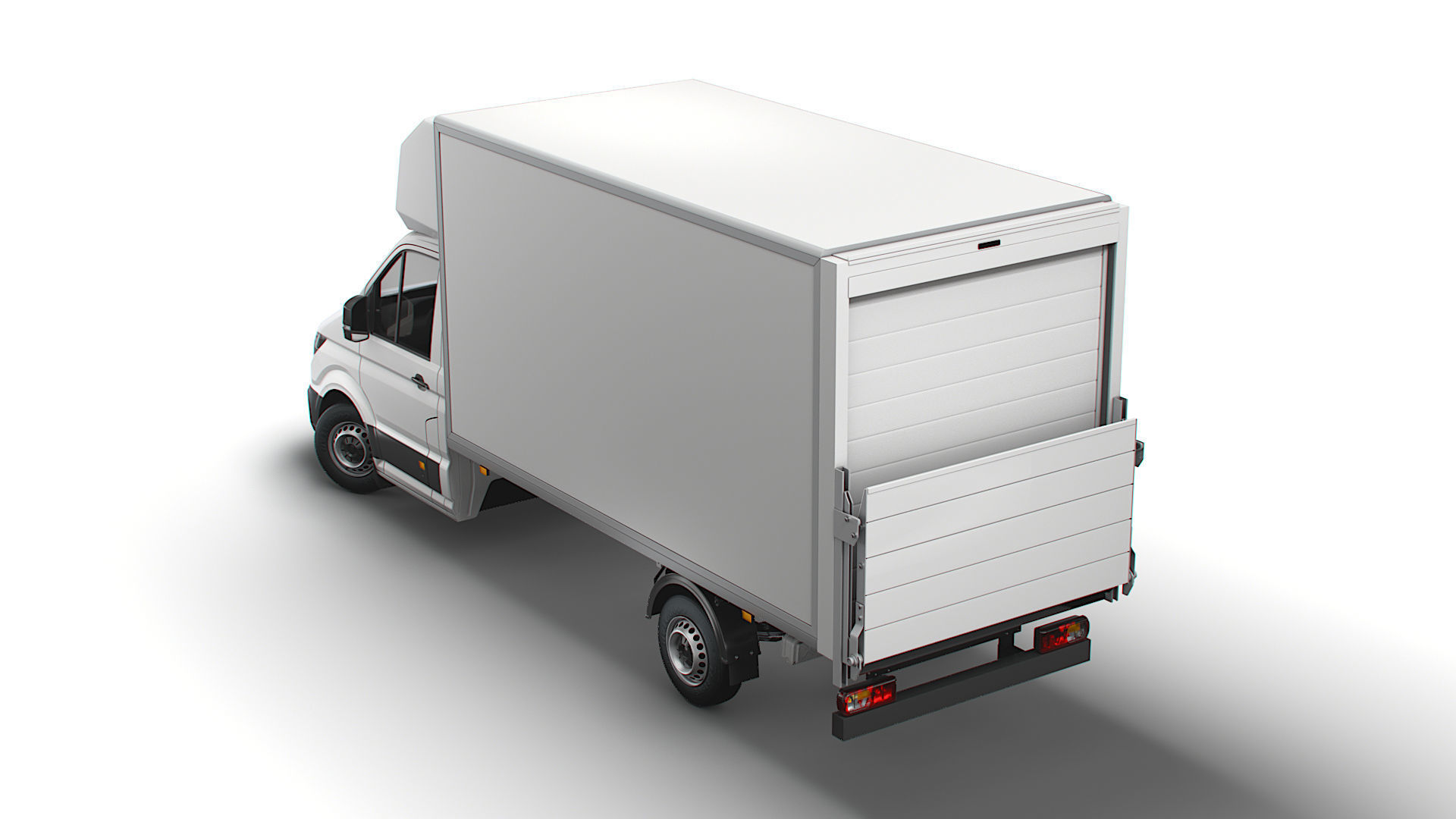 VW Crafter Luton Tail Lift 2021 3D model_3