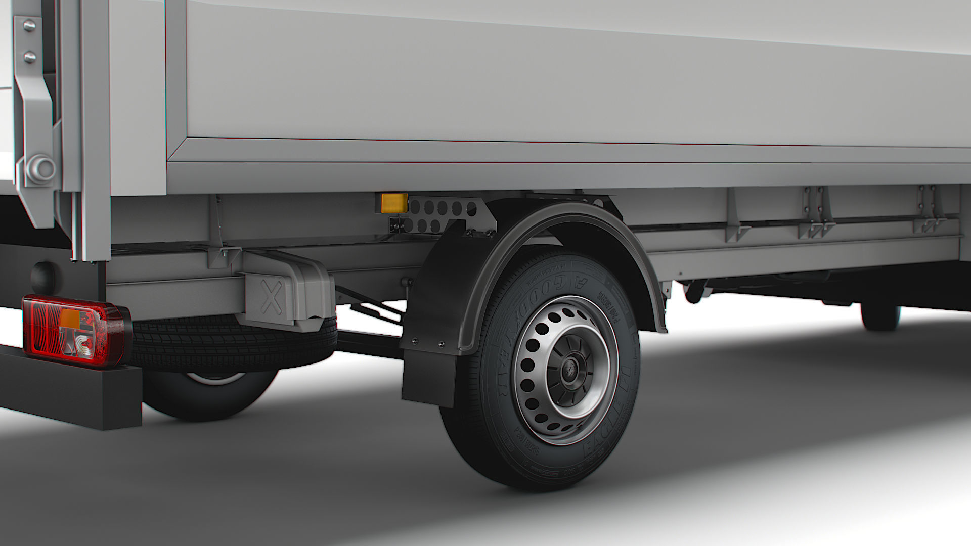 VW Crafter Luton Tail Lift 2021 3D model_8
