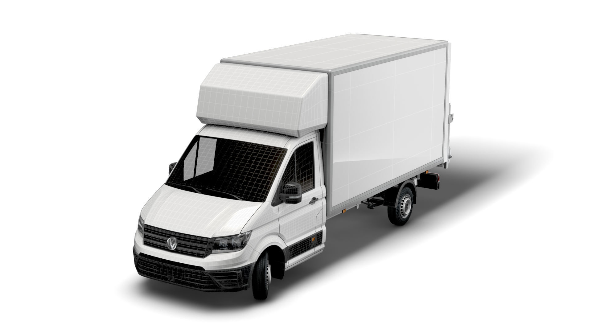 VW Crafter Luton Tail Lift 2021 3D model_14