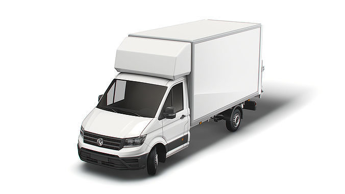 VW Crafter Luton Tail Lift 2021 3D model