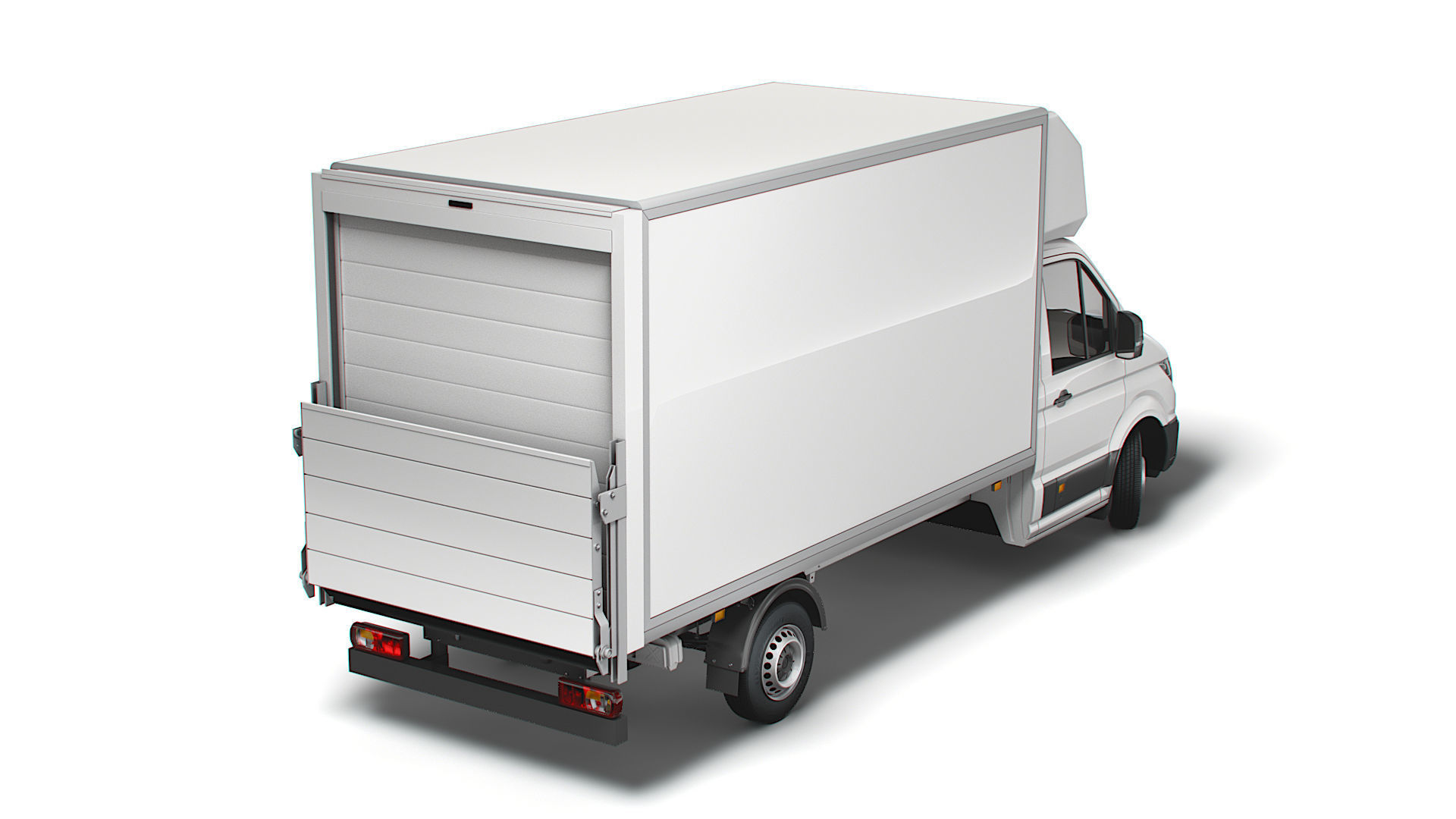 VW Crafter Luton Tail Lift 2021 3D model_2