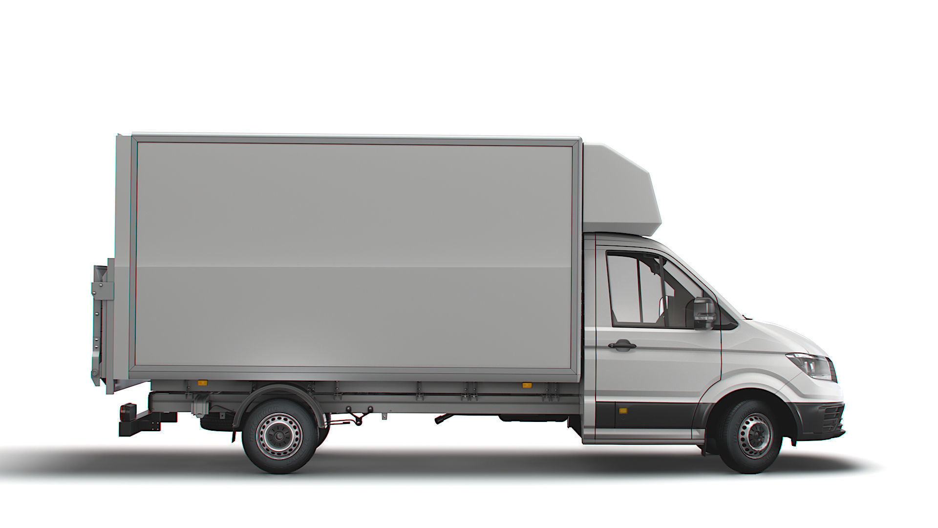VW Crafter Luton Tail Lift 2021 3D model_1