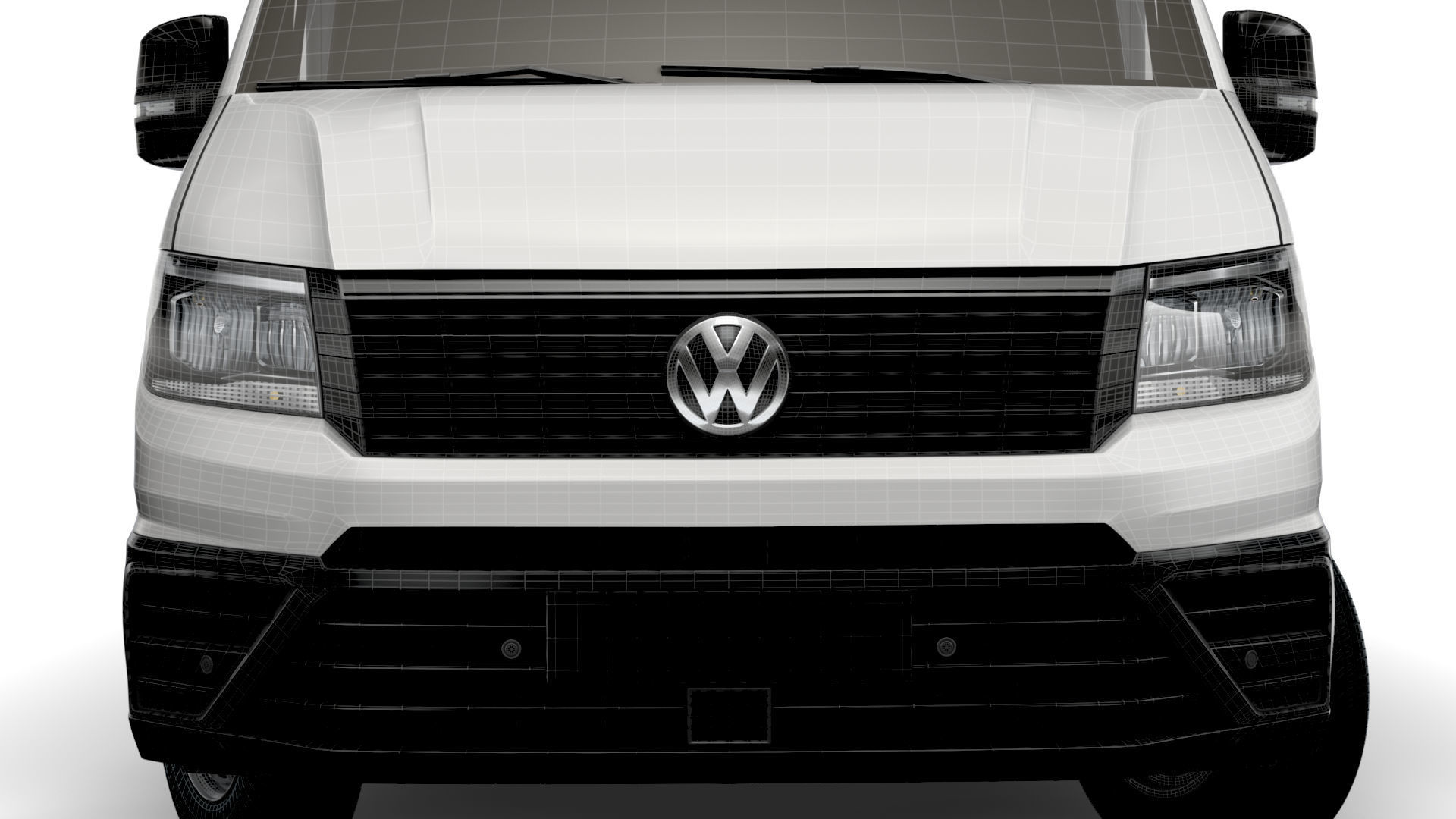 VW Crafter Luton Tail Lift 2021 3D model_13