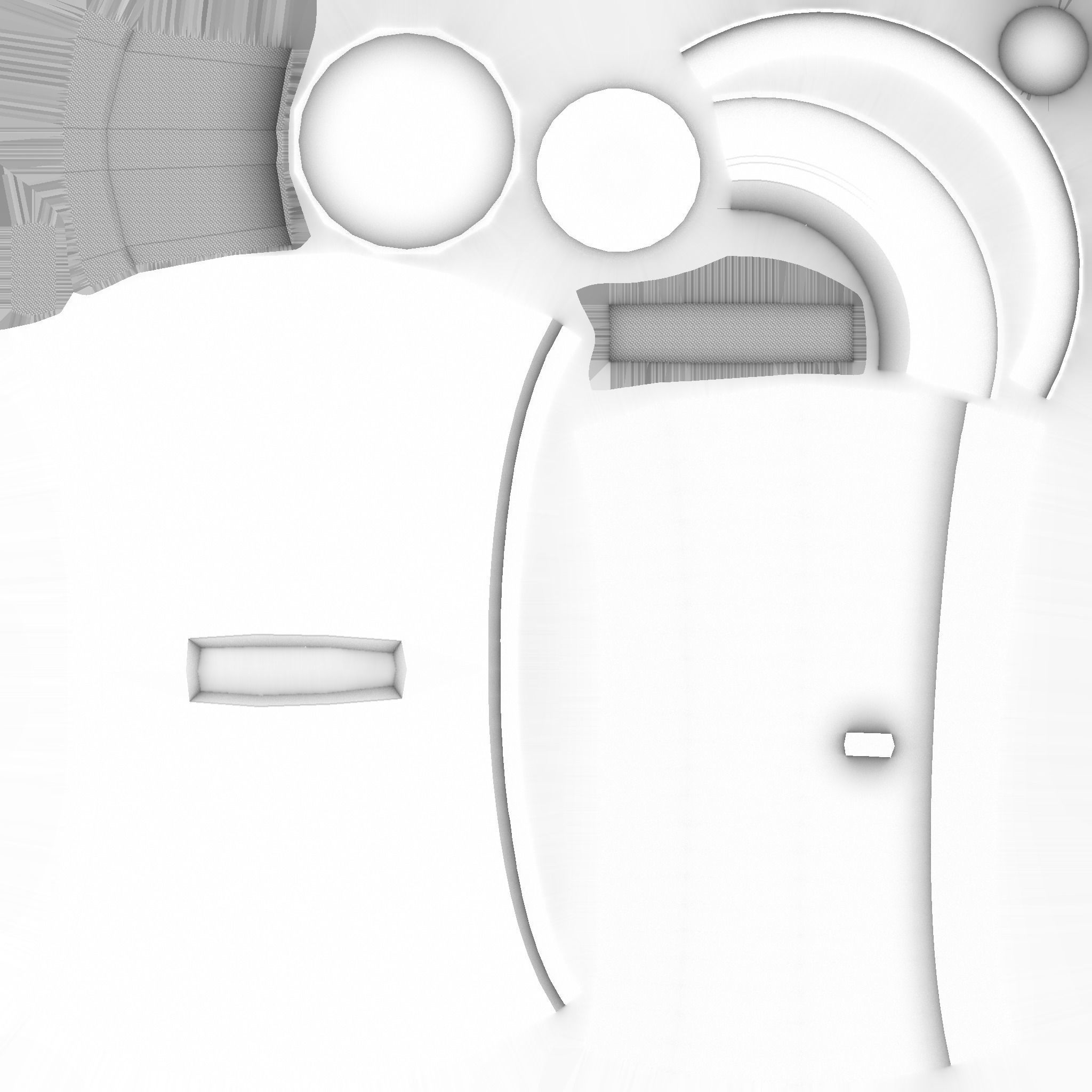 Mega Buster Megaman - Hand Cannon - SciFi Blast Weapon Low-poly 3D model_15