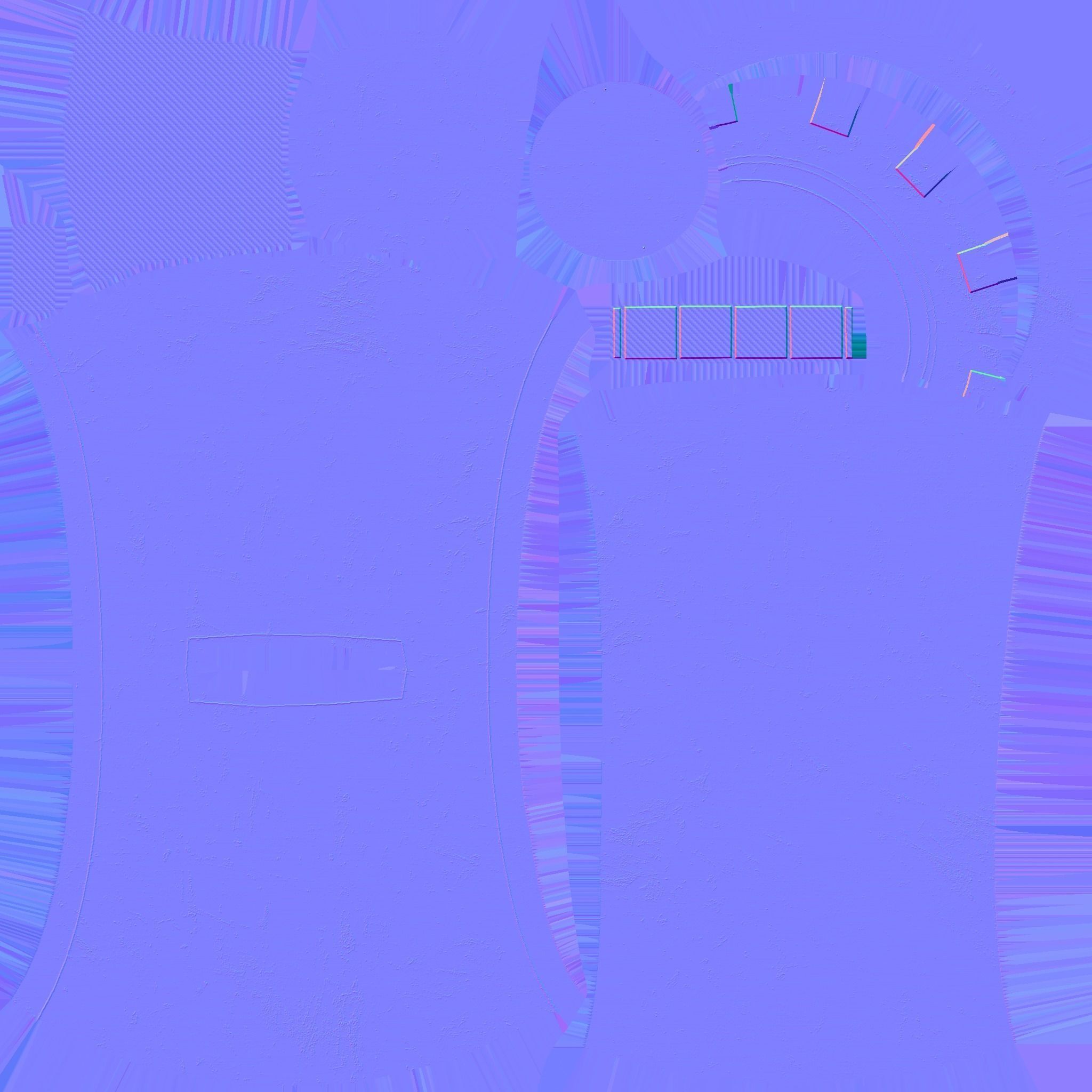 Mega Buster Megaman - Hand Cannon - SciFi Blast Weapon Low-poly 3D model_19