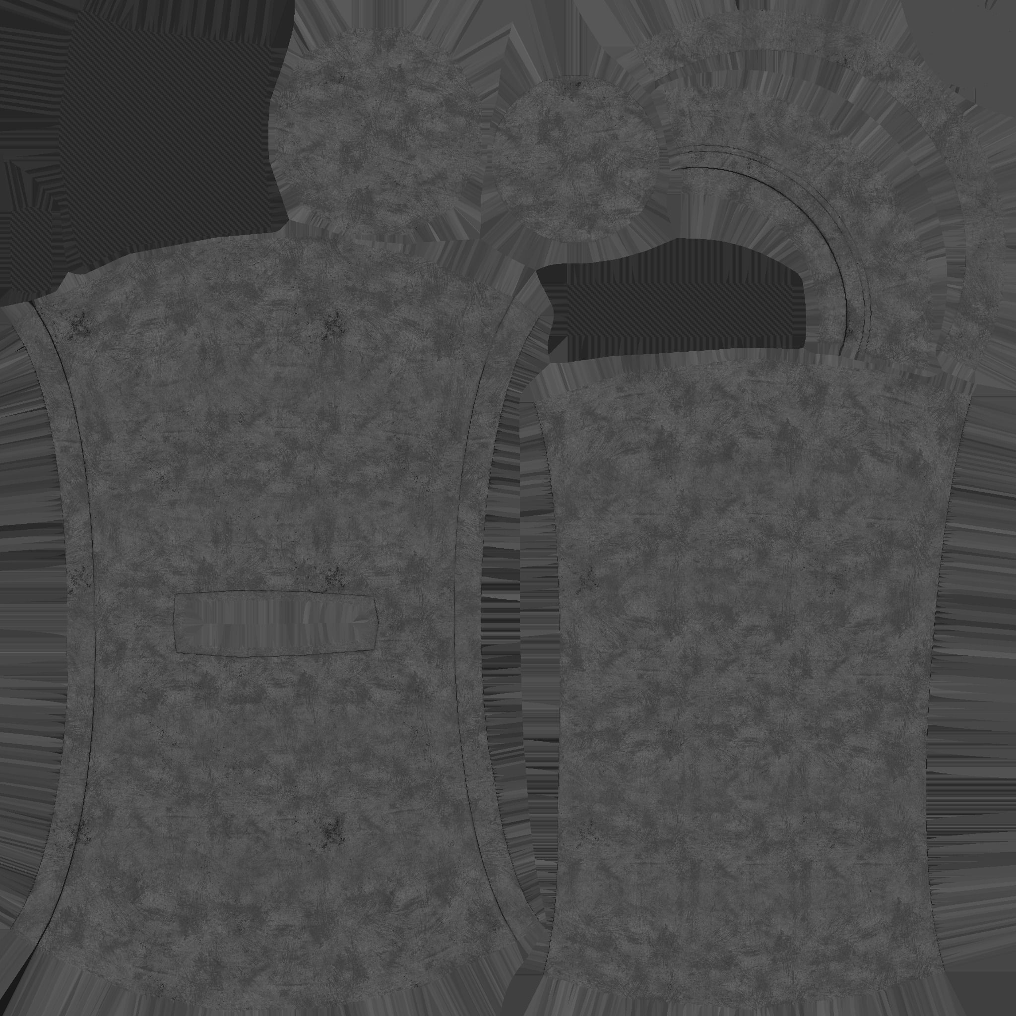 Mega Buster Megaman - Hand Cannon - SciFi Blast Weapon Low-poly 3D model_20