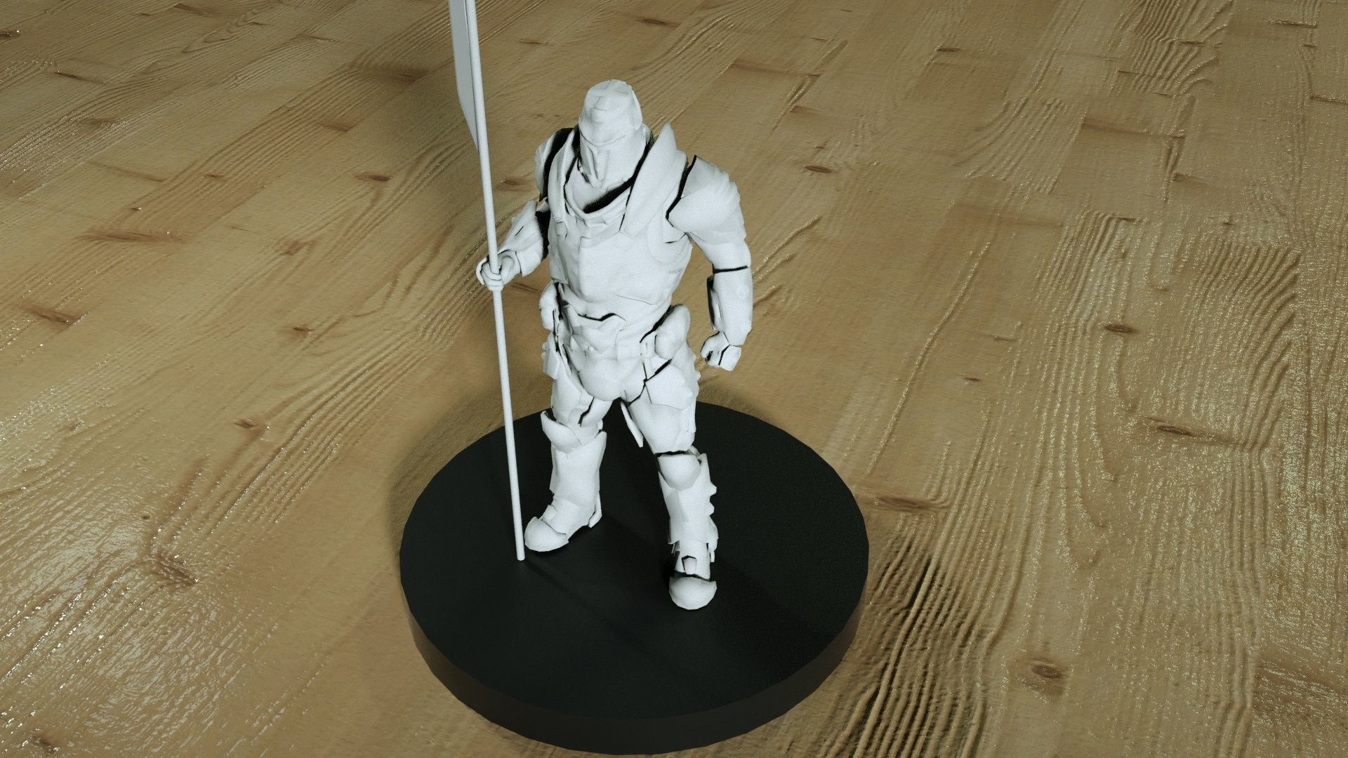 Doom Eternal - Night Knight Statue 3D print model_2