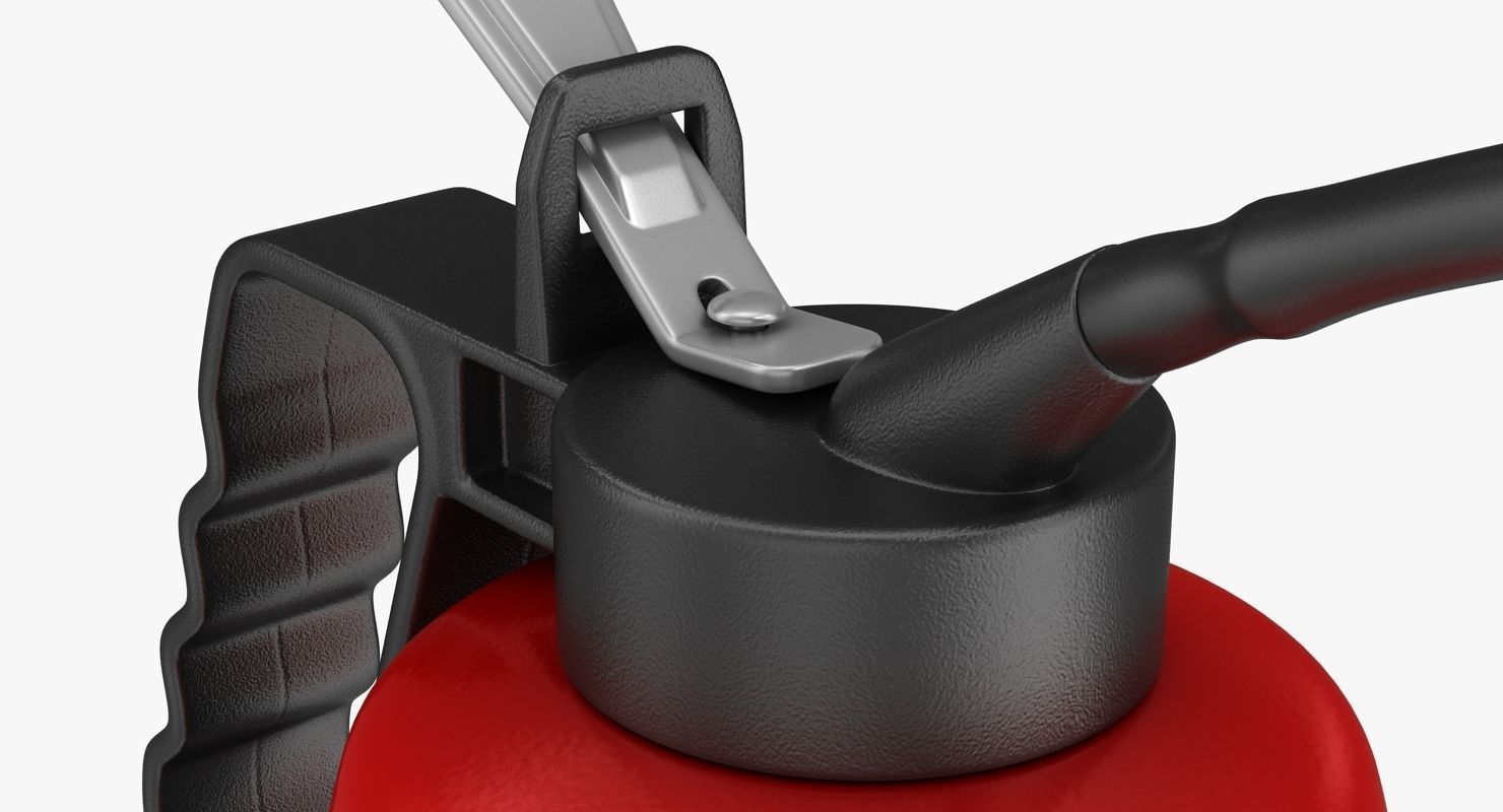 Oil Can Low-poly 3D model_8