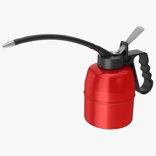 Oil Can Low-poly 3D model