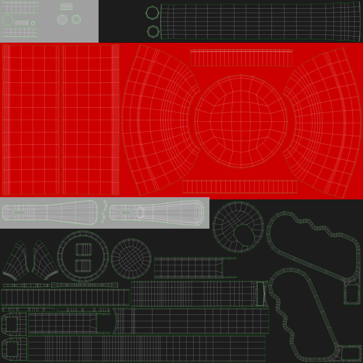 Oil Can Low-poly 3D model_15