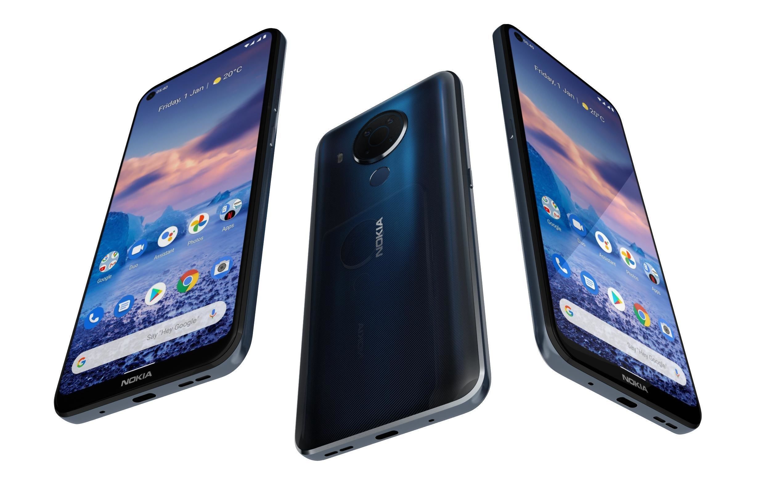 Nokia 5 4 Polar Night 3D model_2