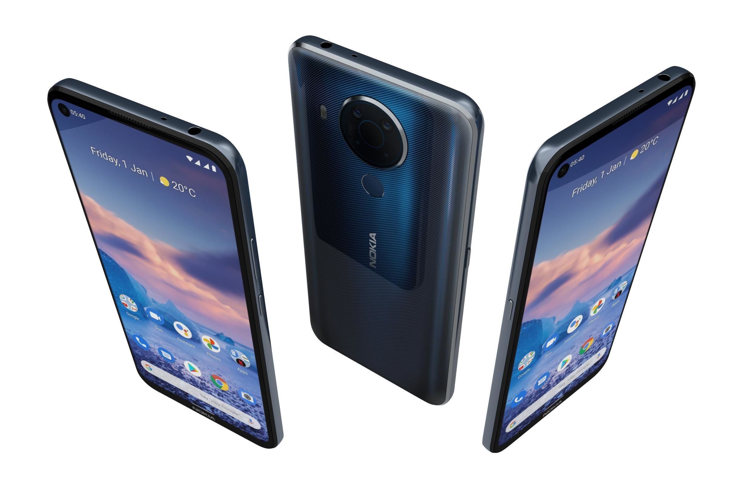 Nokia 5 4 Polar Night 3D model_1