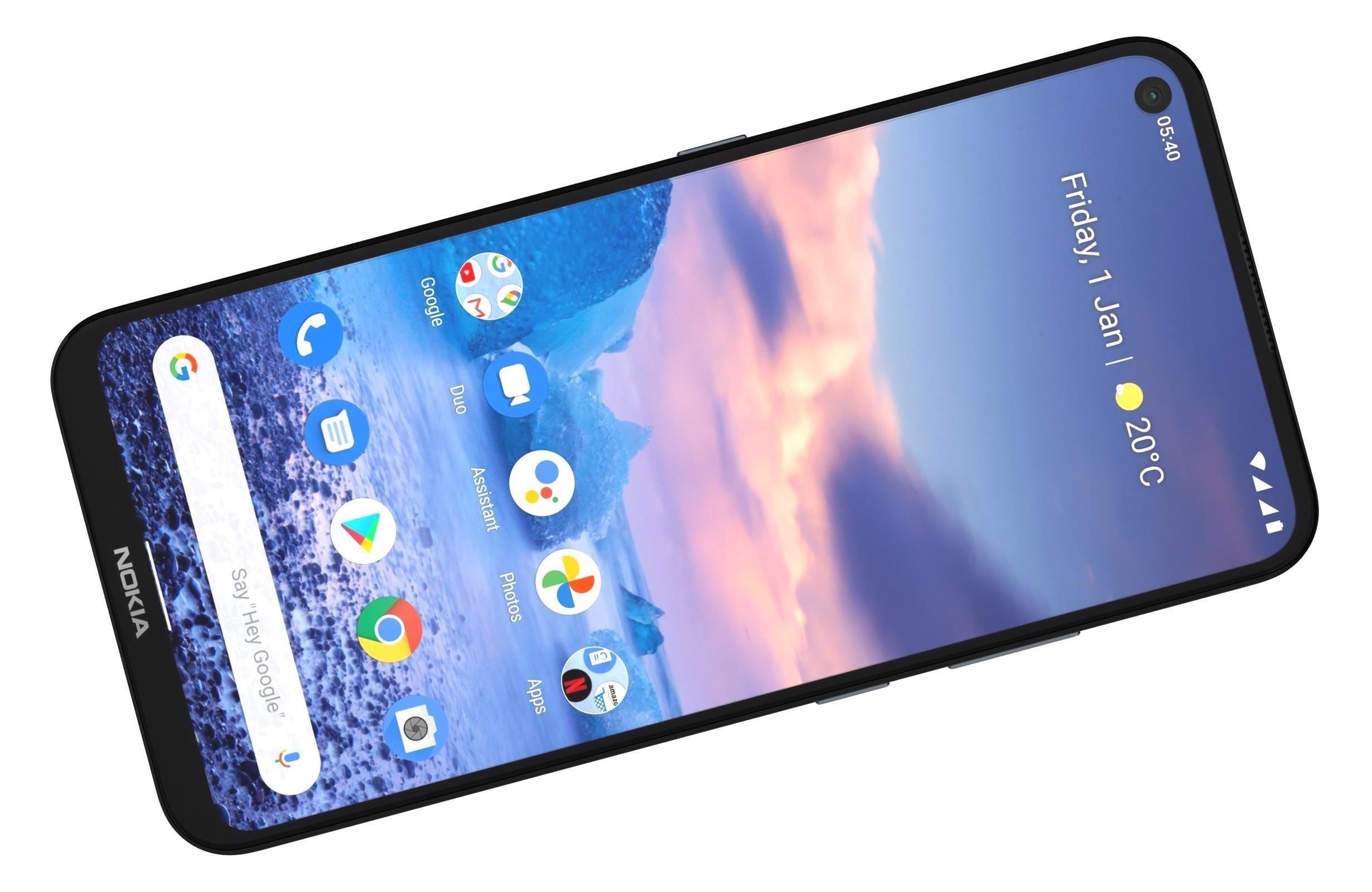 Nokia 5 4 Polar Night 3D model_8