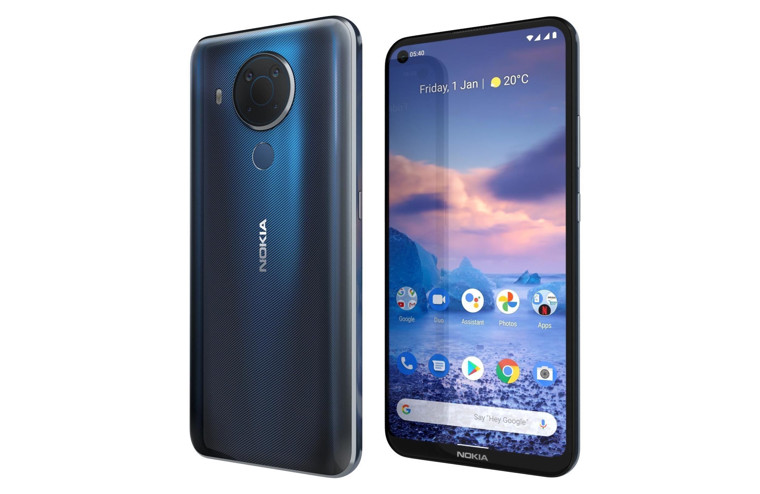 Nokia 5 4 Polar Night 3D model_15