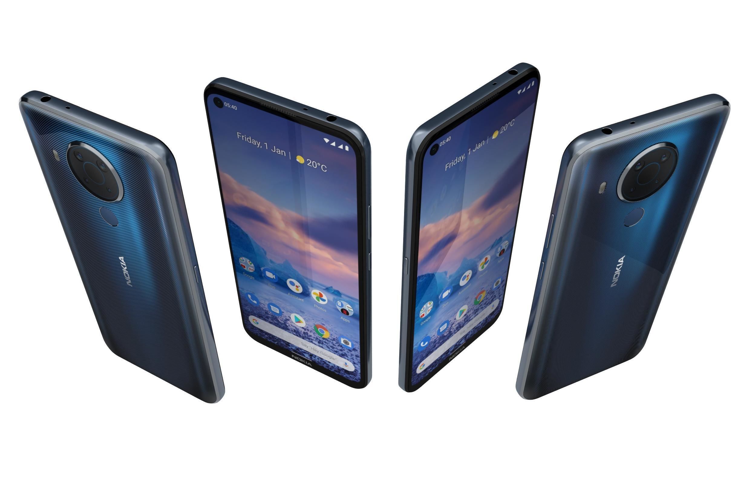 Nokia 5 4 Polar Night 3D model_4