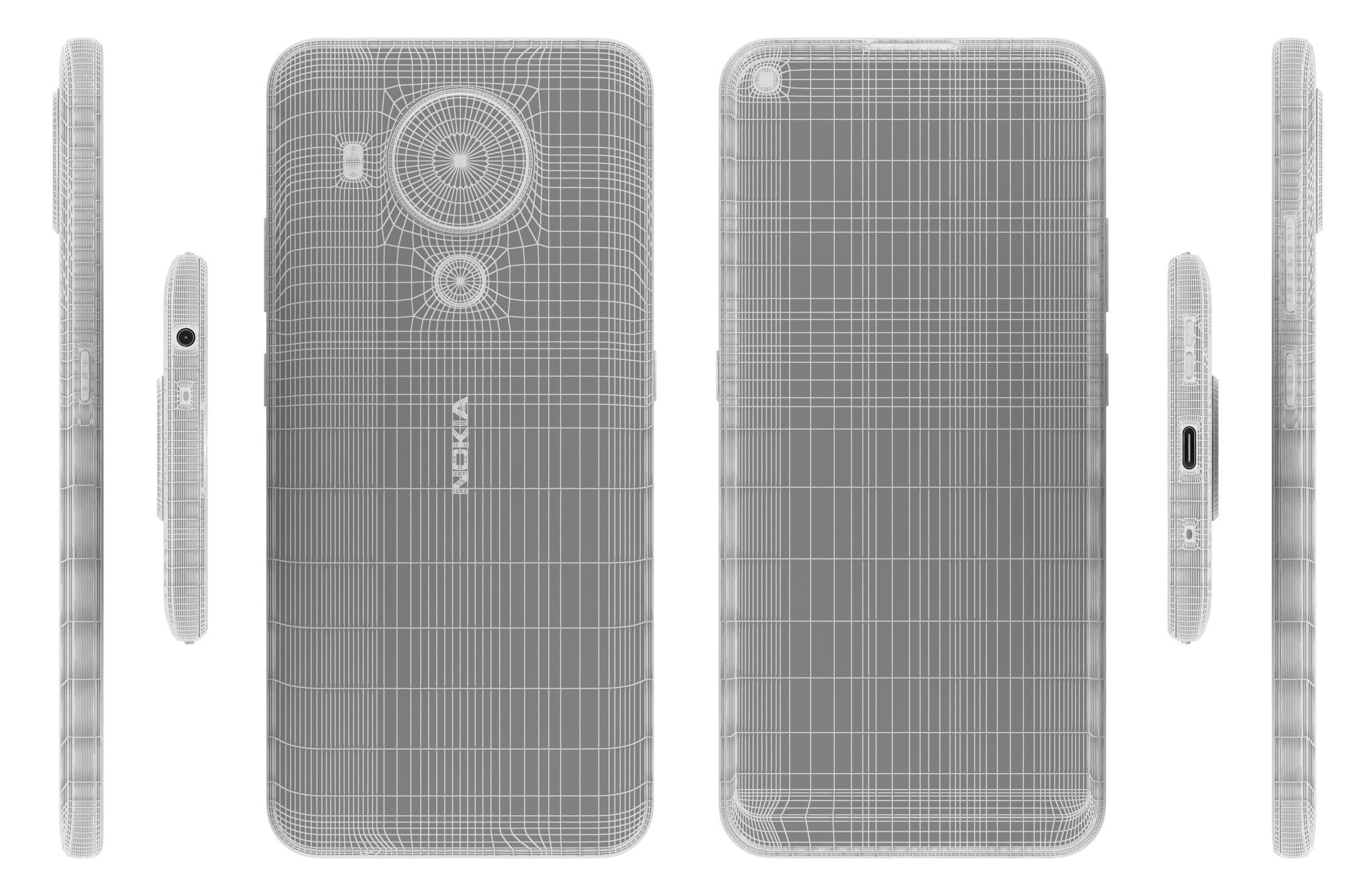 Nokia 5 4 Polar Night 3D model_17