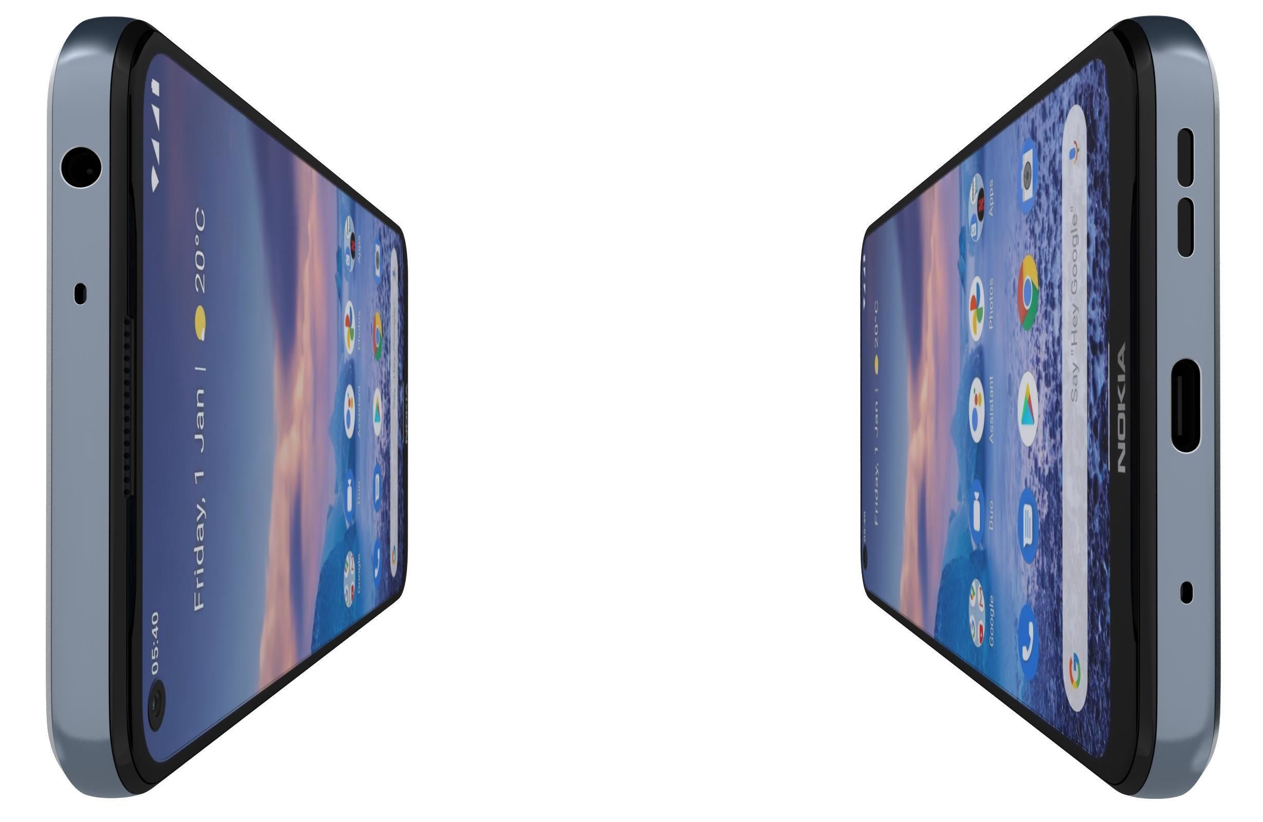 Nokia 5 4 Polar Night 3D model_7