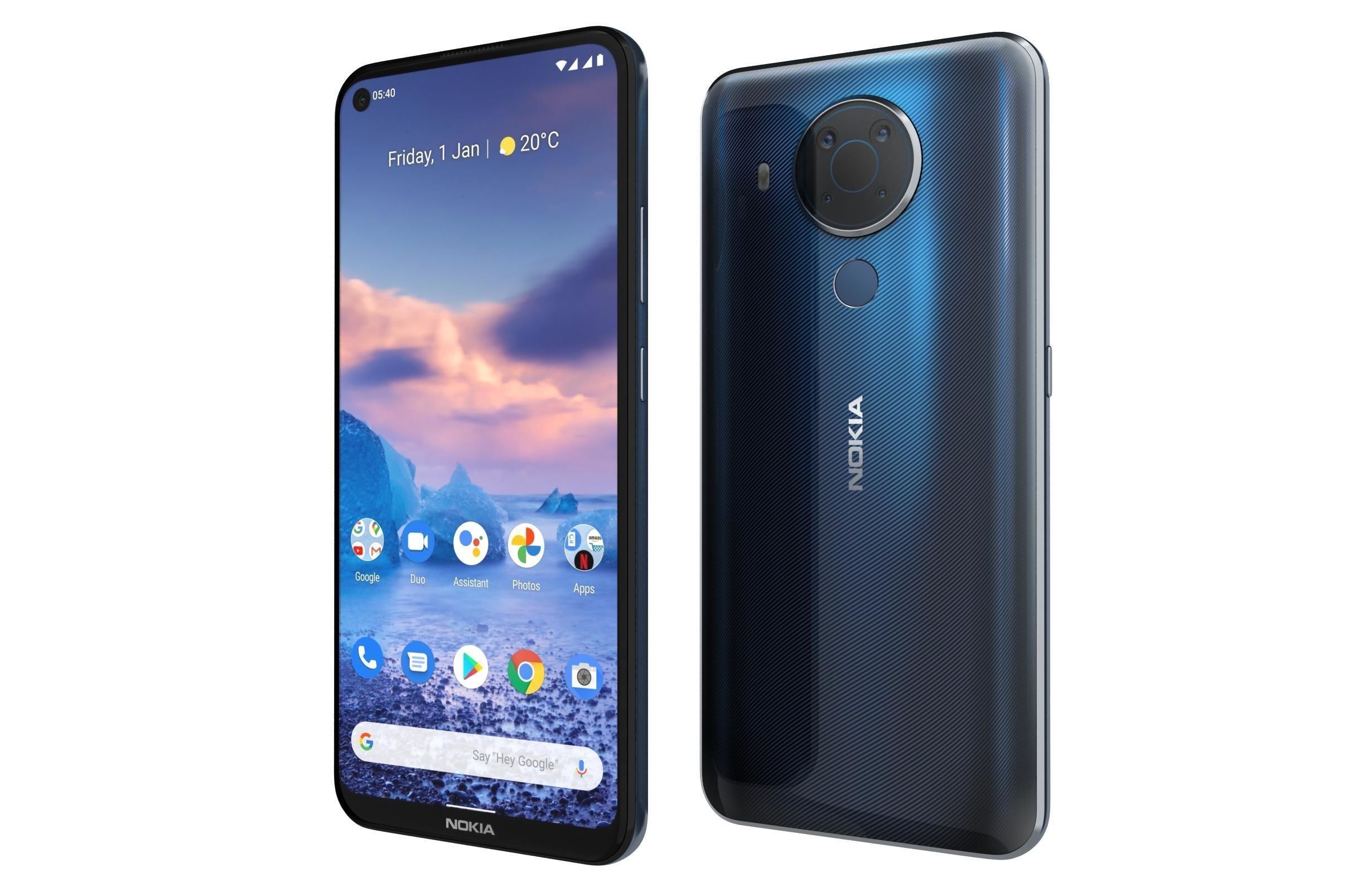 Nokia 5 4 Polar Night 3D model_14