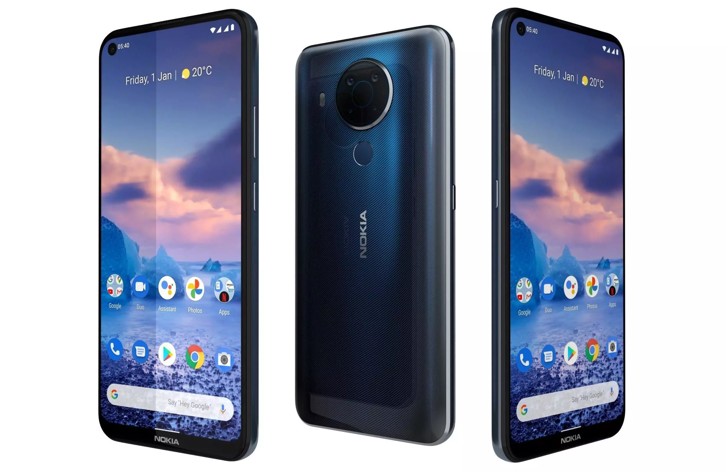 Nokia 5 4 Polar Night 3D model_0