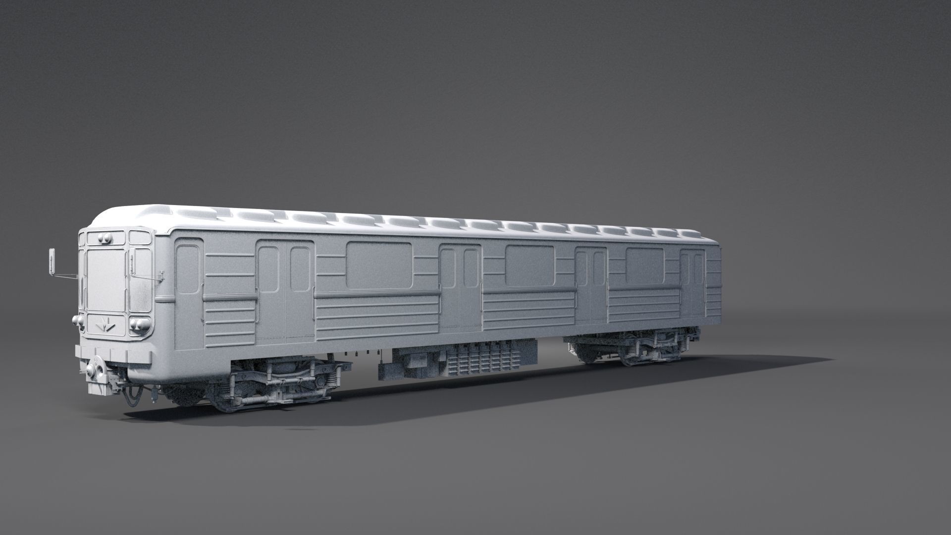 Metro train 3D model_11