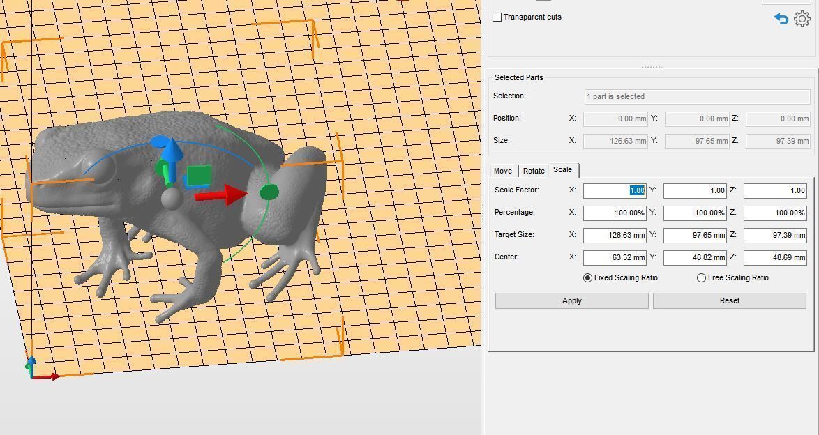 Frog on the leaf 3D print model_4