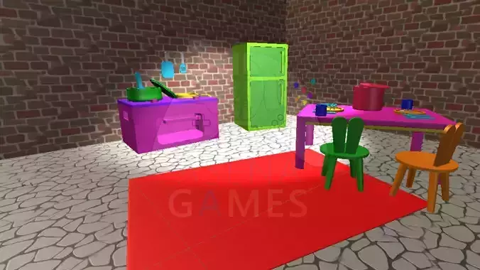 KiTCHEN TOY ASSETS BY ASENA GAMES STUDiO