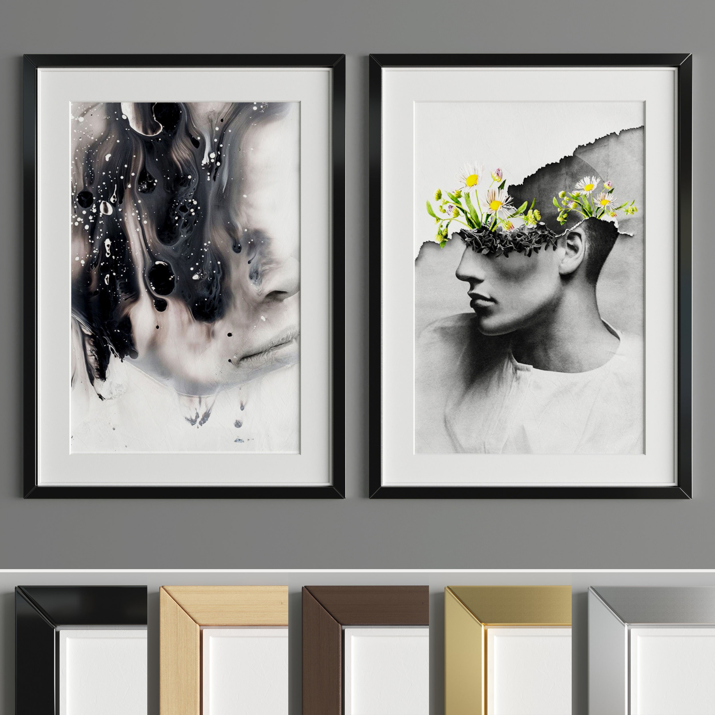 Art Frame A62 Low-poly 3D model_2