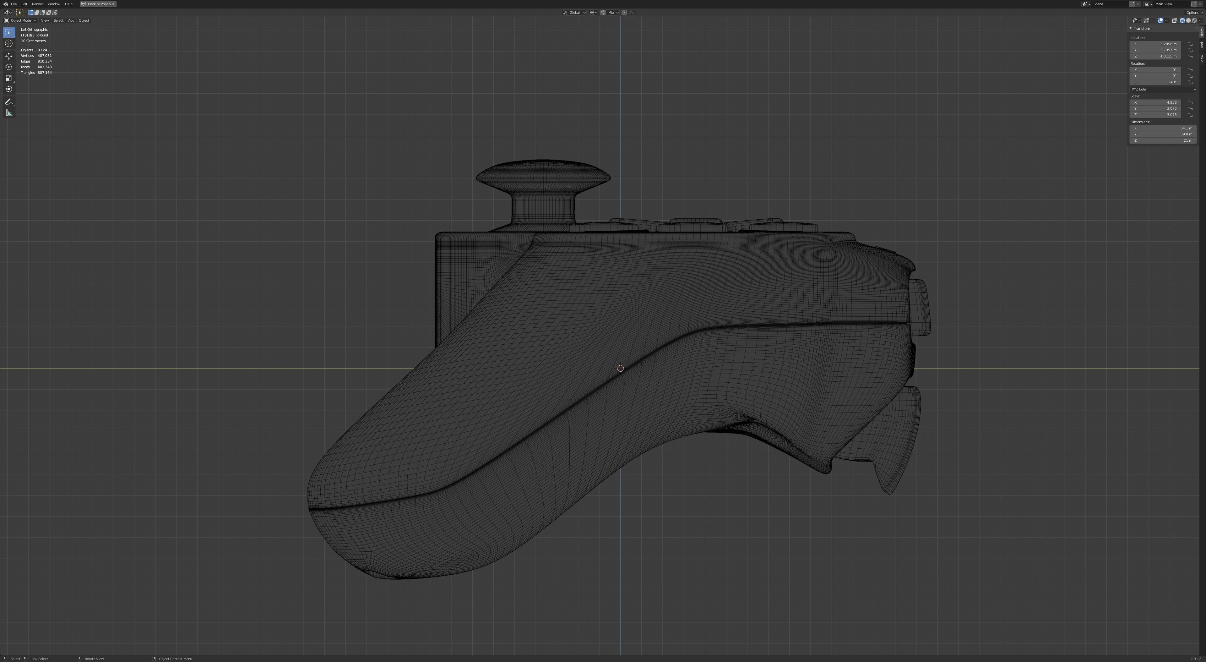 DualShock 3 - wireless controller for Sony PlayStation 3 3D model_9